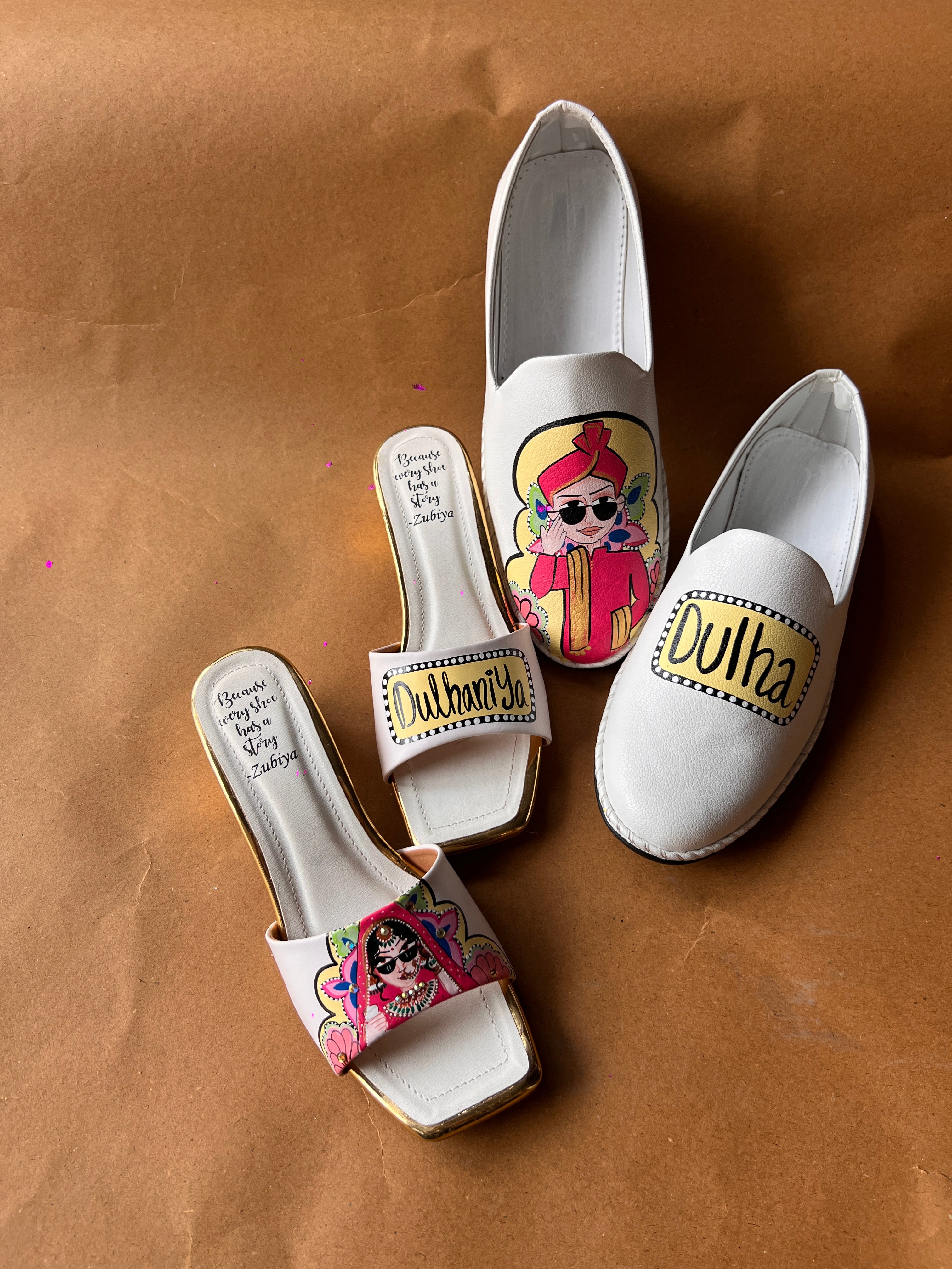 White pink swag couple combo