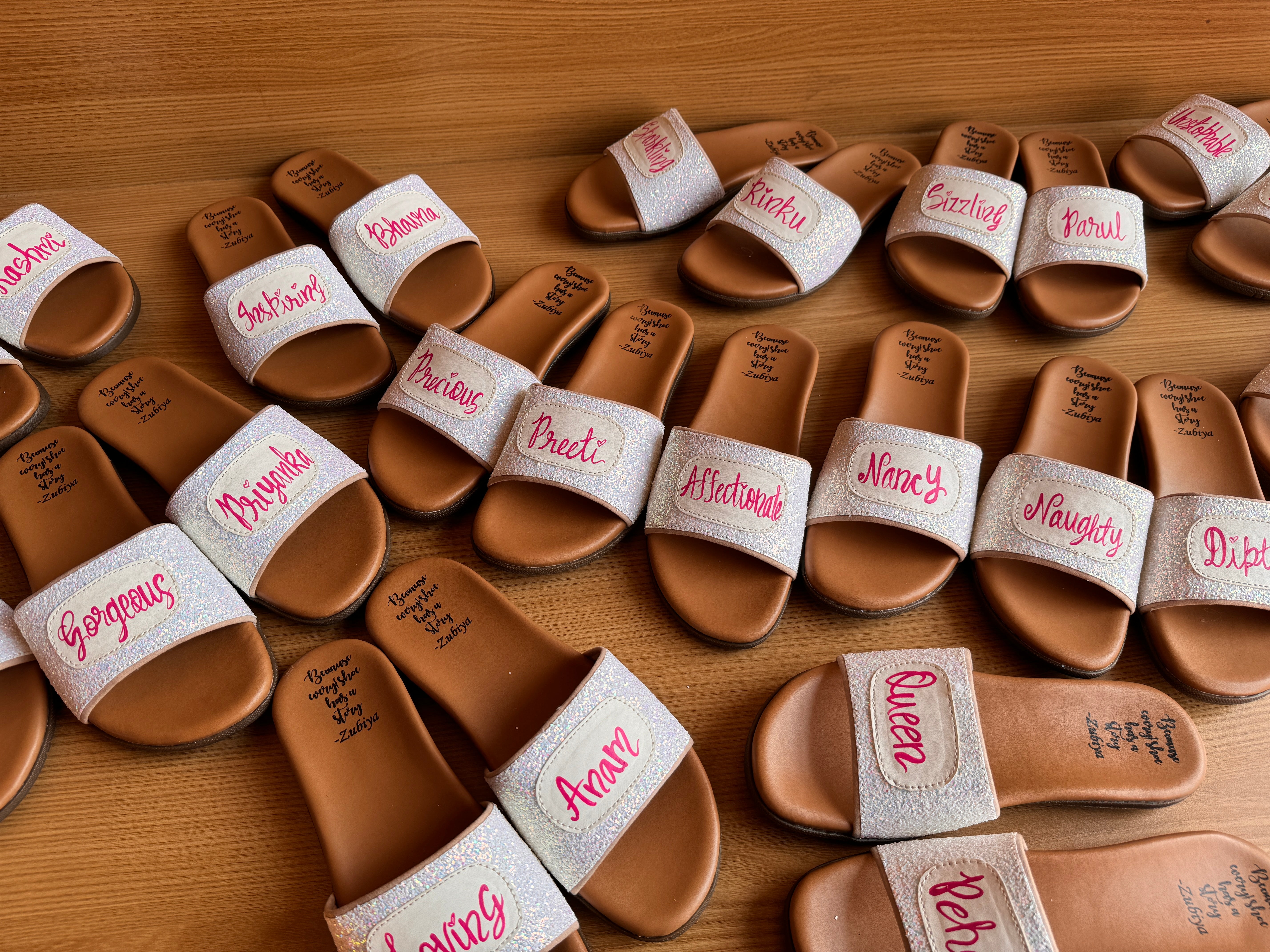 Name sliders Customisation in bulk