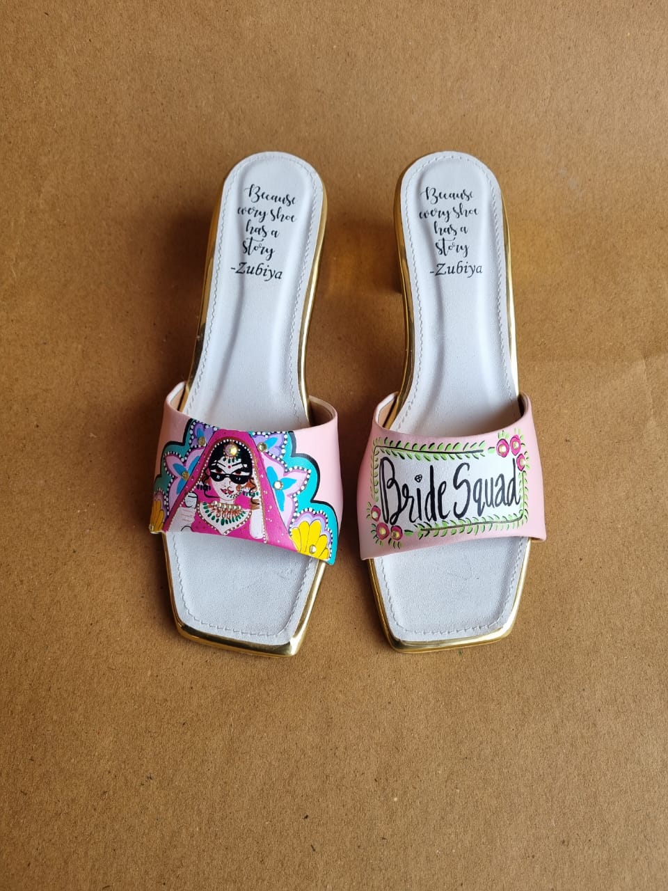 Peach Bride squad Artwork Heels