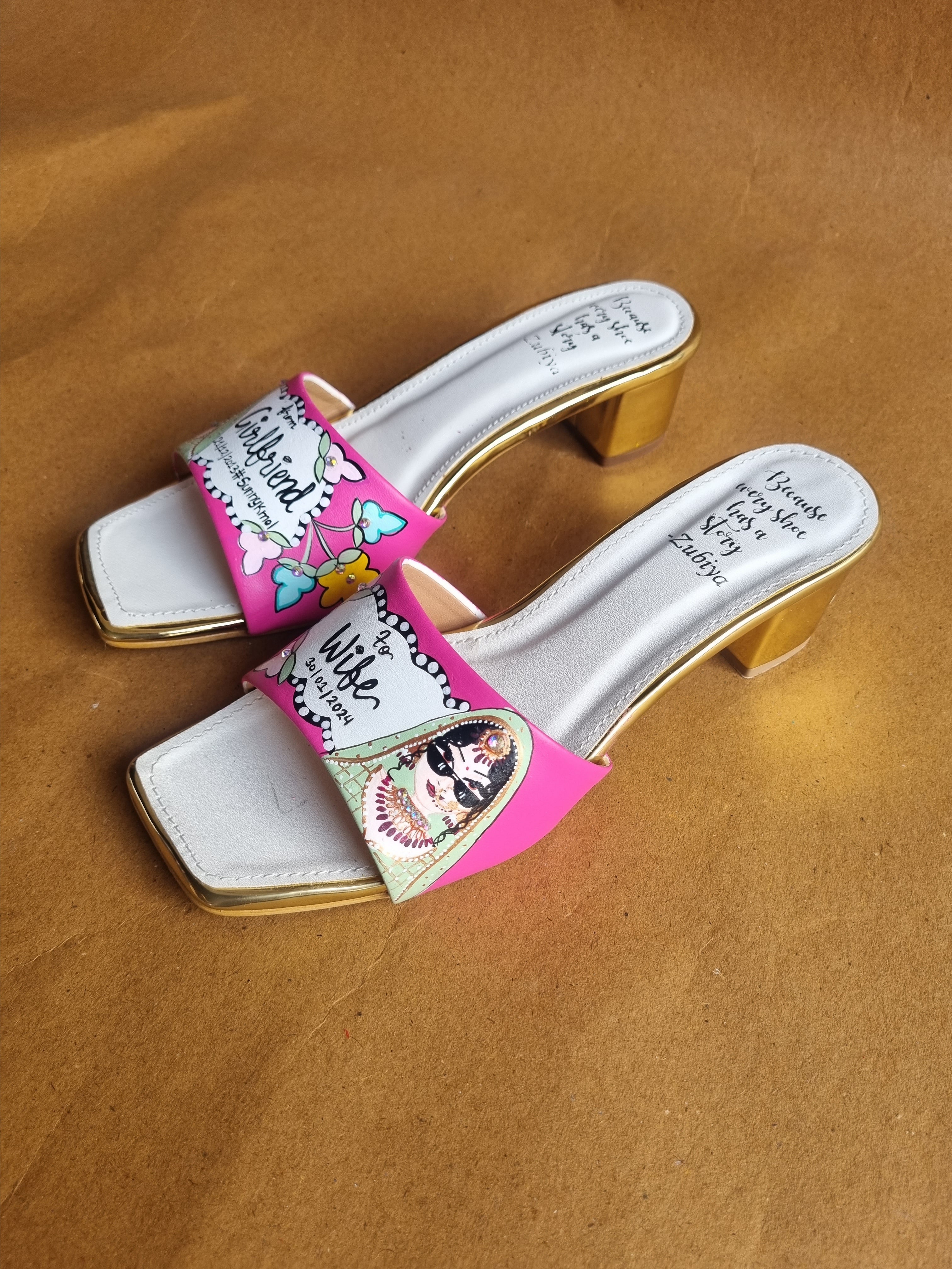 From Girlfriend- To Wife pink Heels