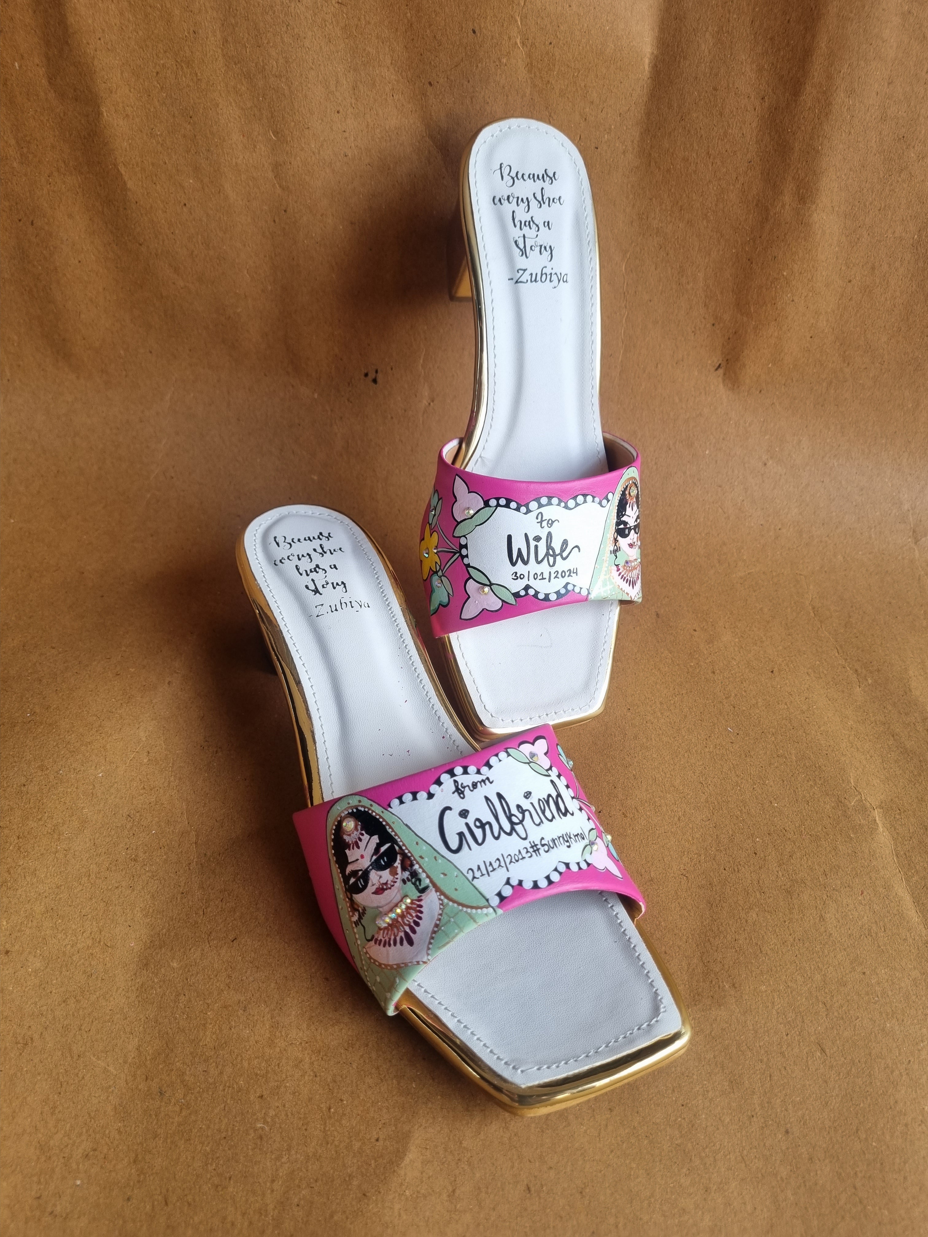 From Girlfriend- To Wife pink Heels