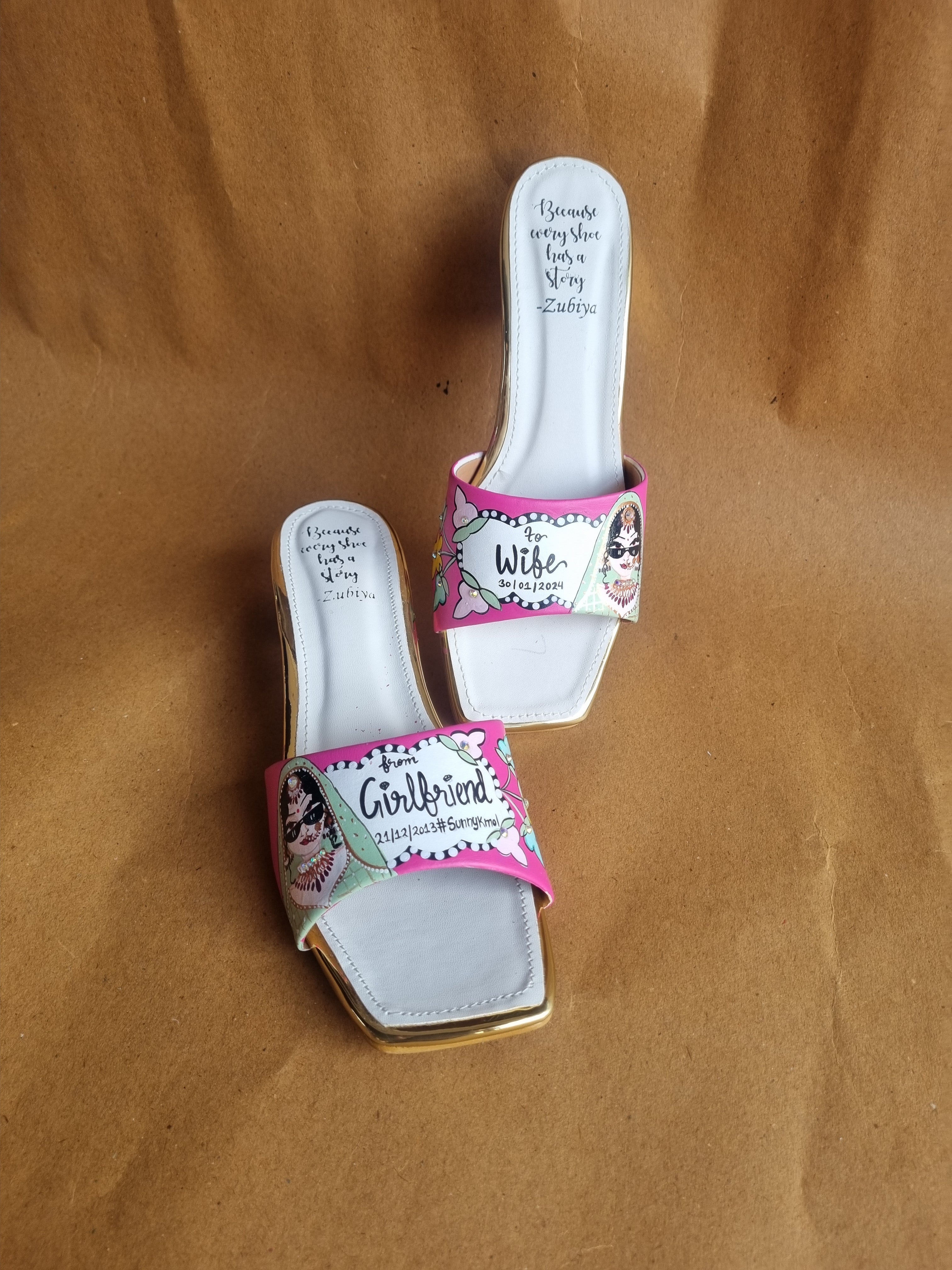 From Girlfriend- To Wife pink Heels