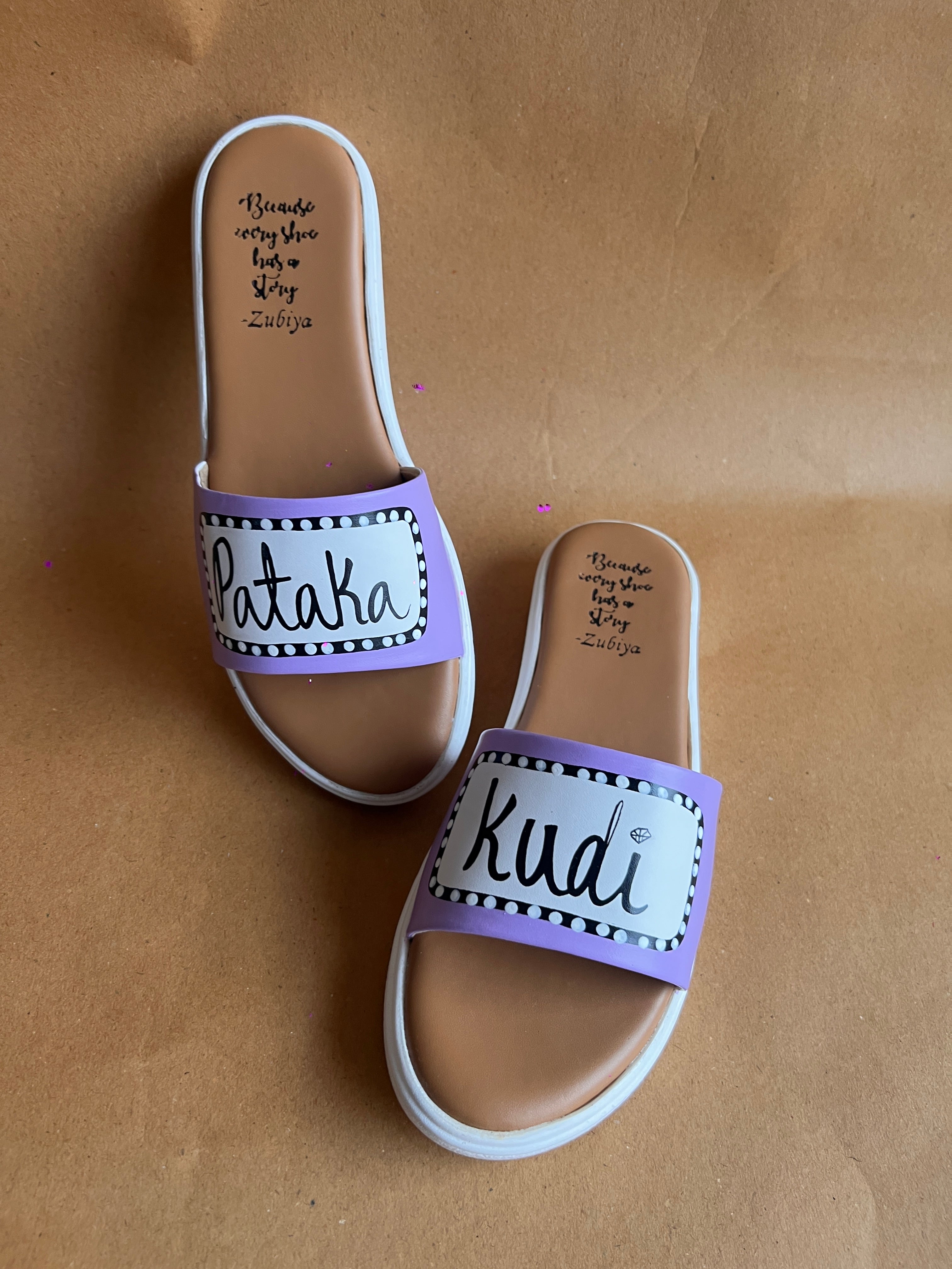 Pataka kudi lavender sliders