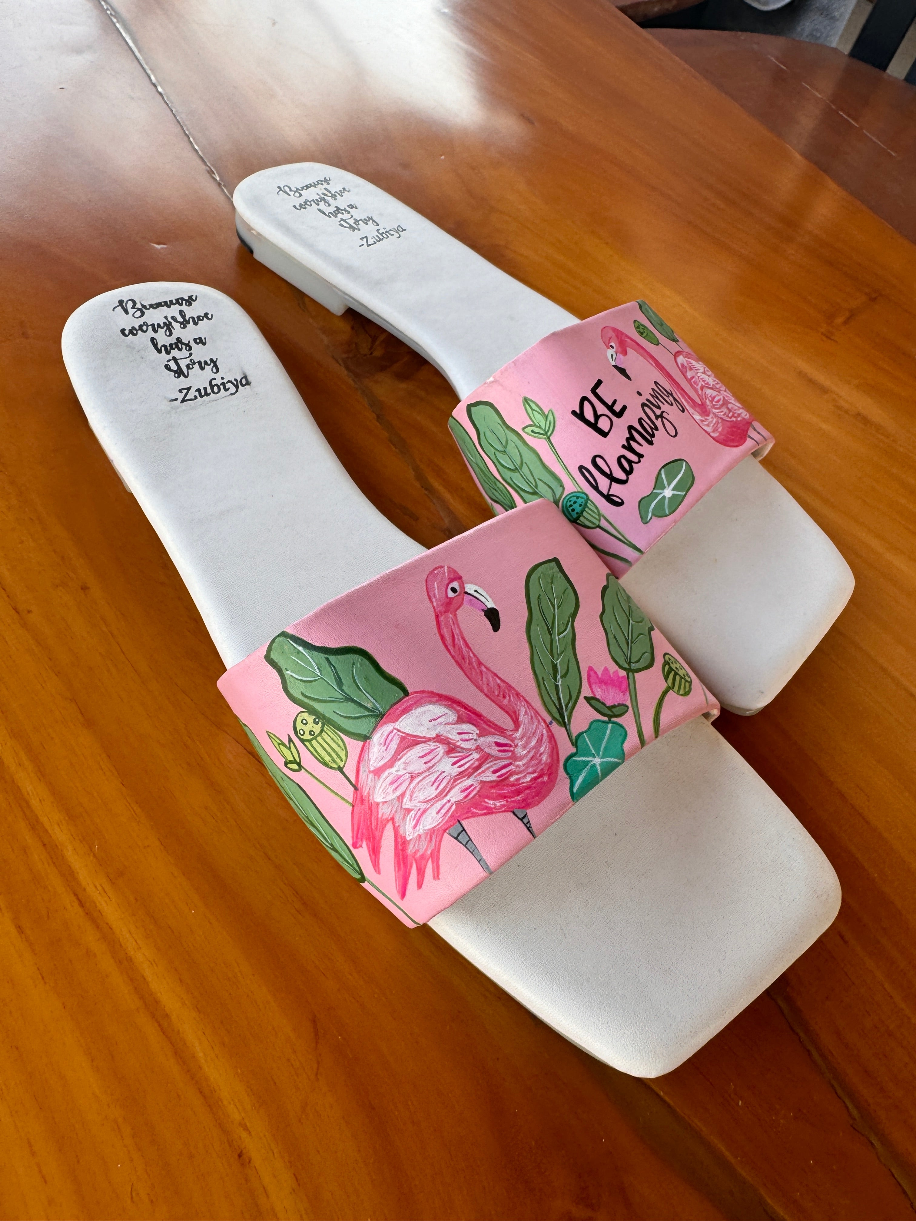 Flamingo slides