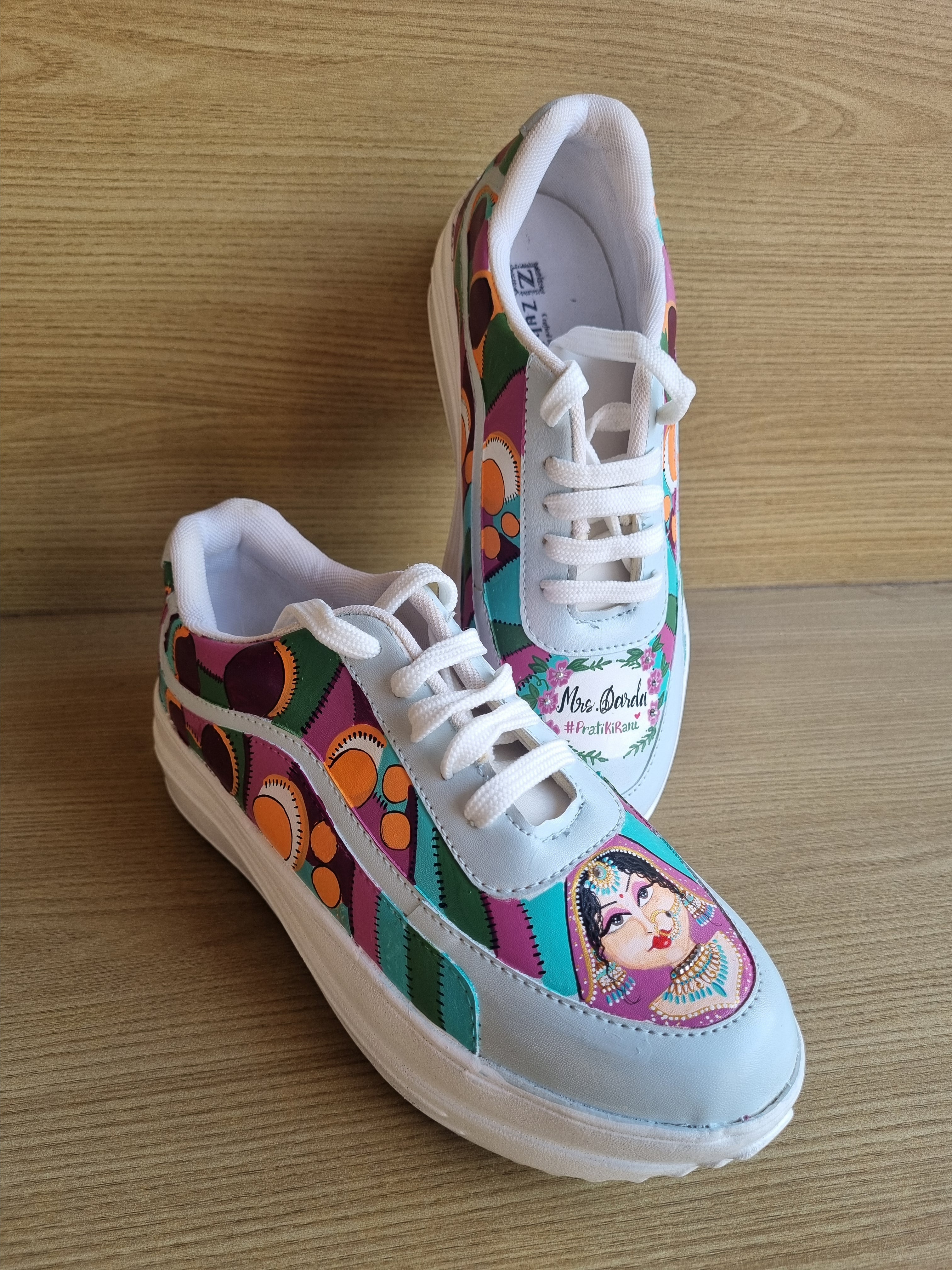 Matching outfit sneakers