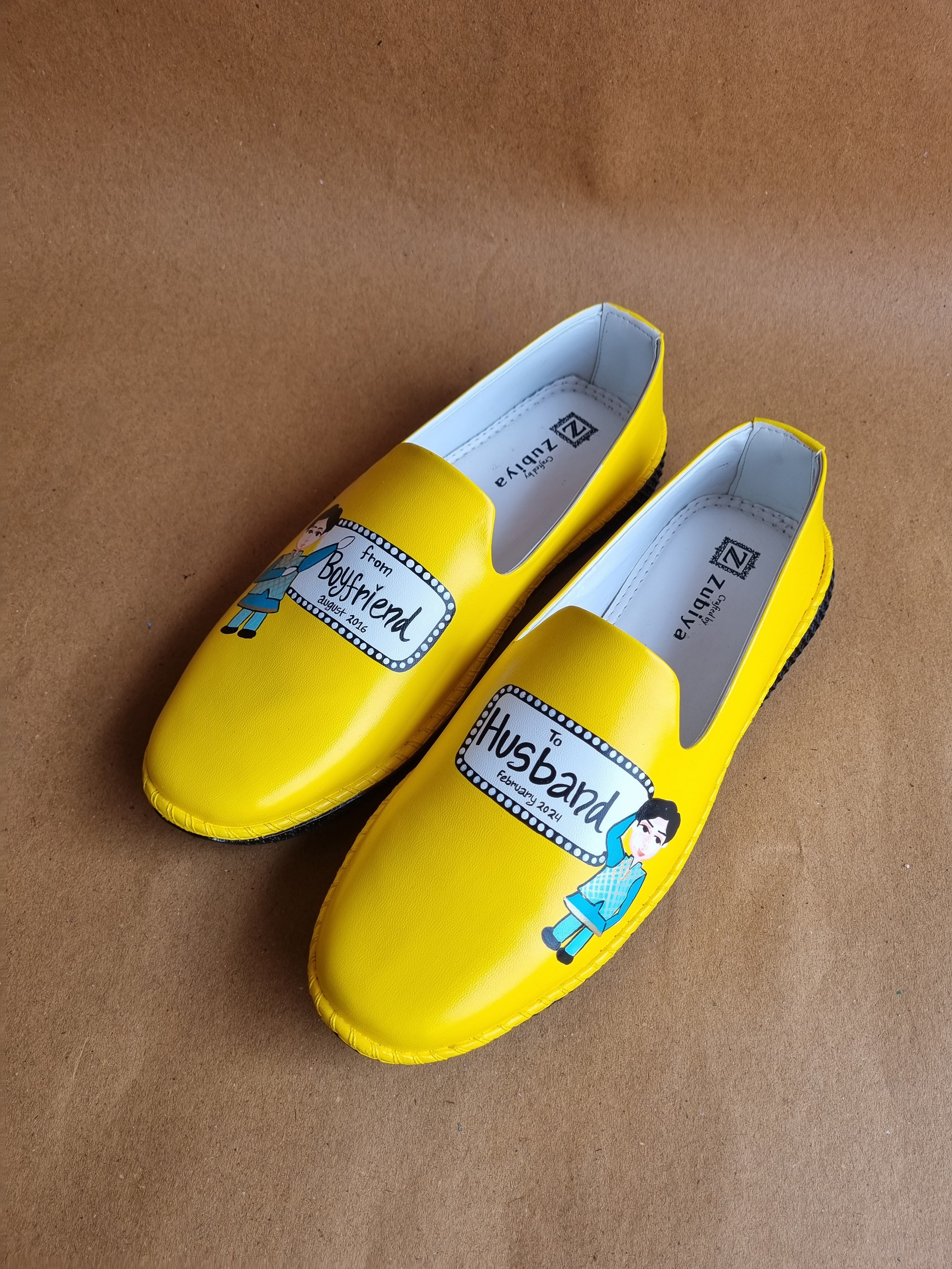 Yellow both side dulha mojris