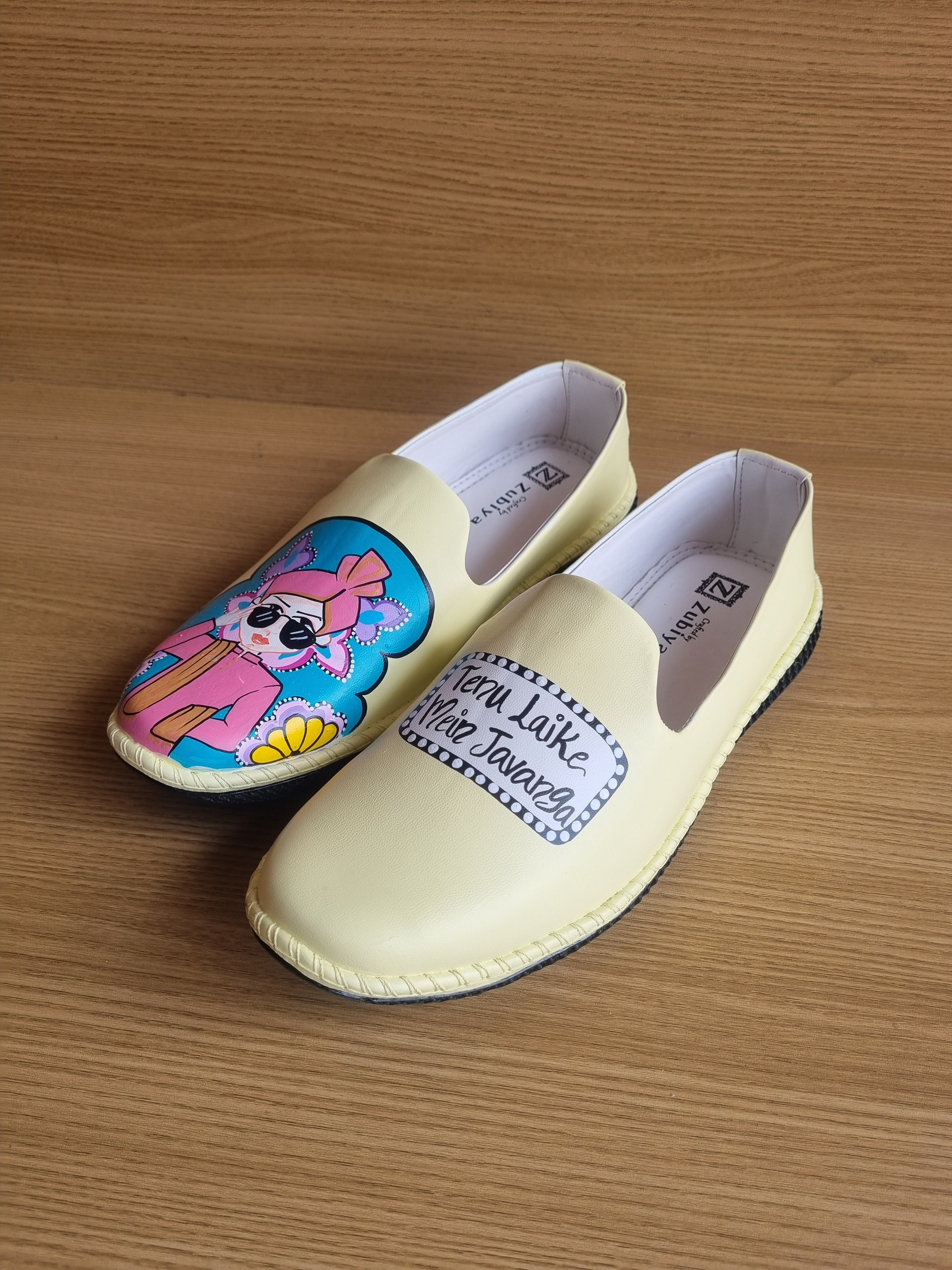 lime yellow tenu laike dulha mojris