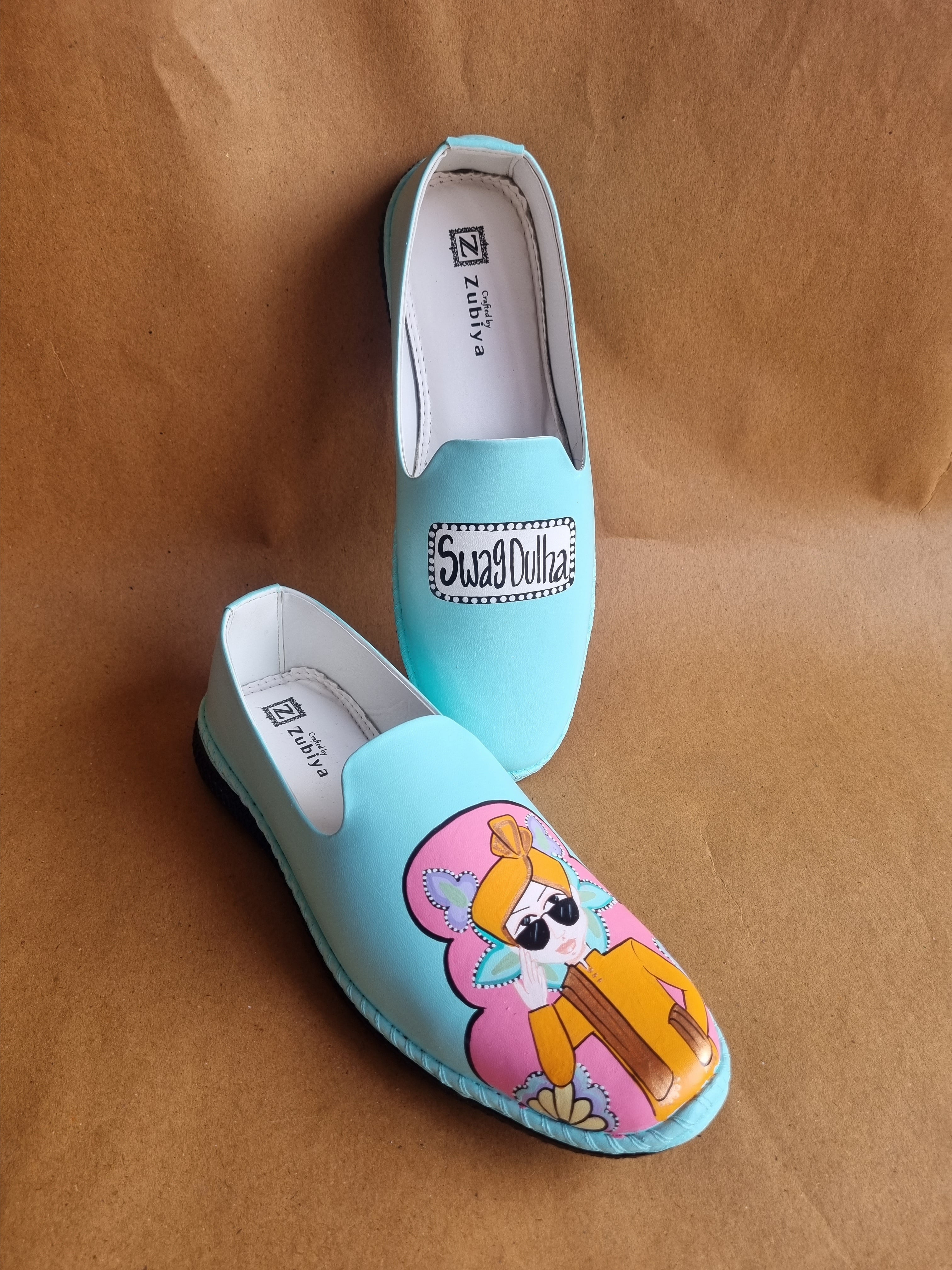 Ice blue flats swag combo