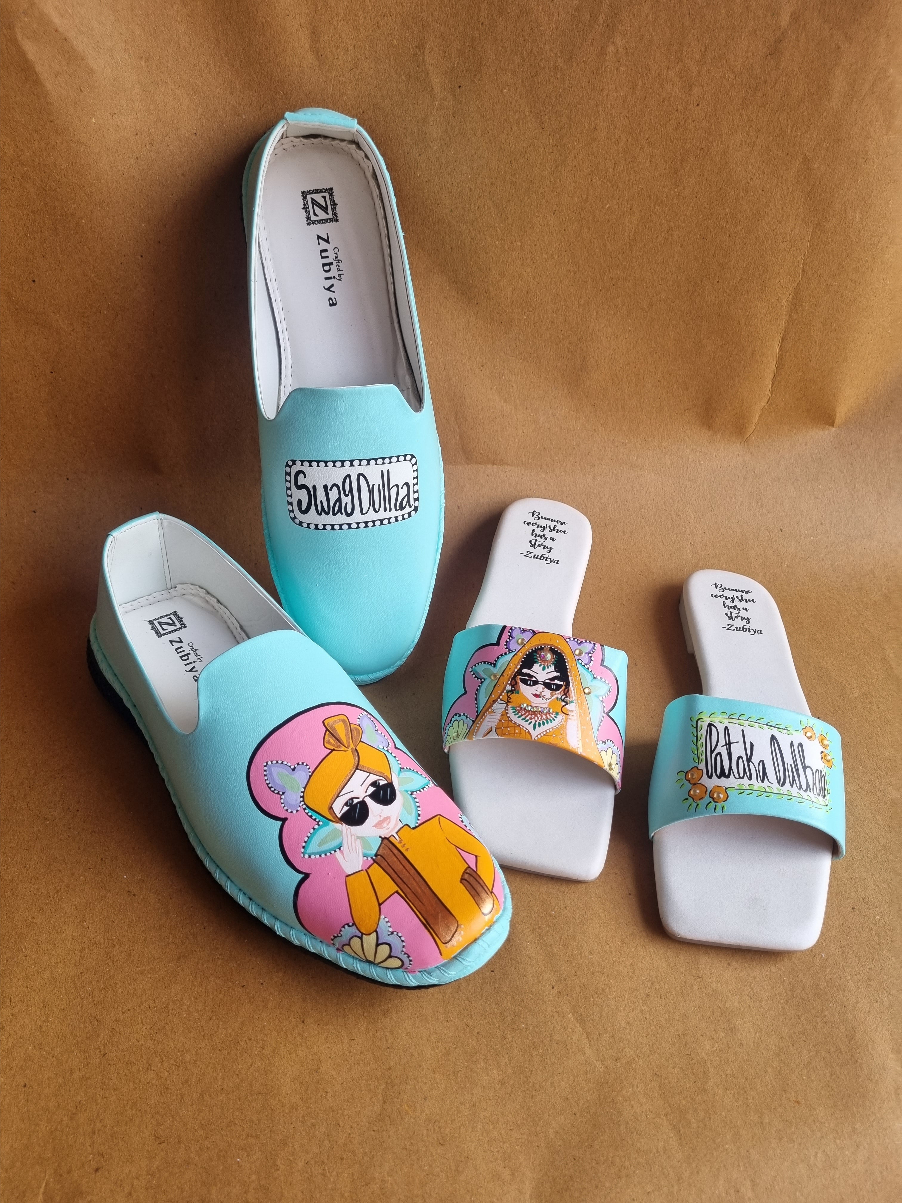 Ice blue flats swag combo