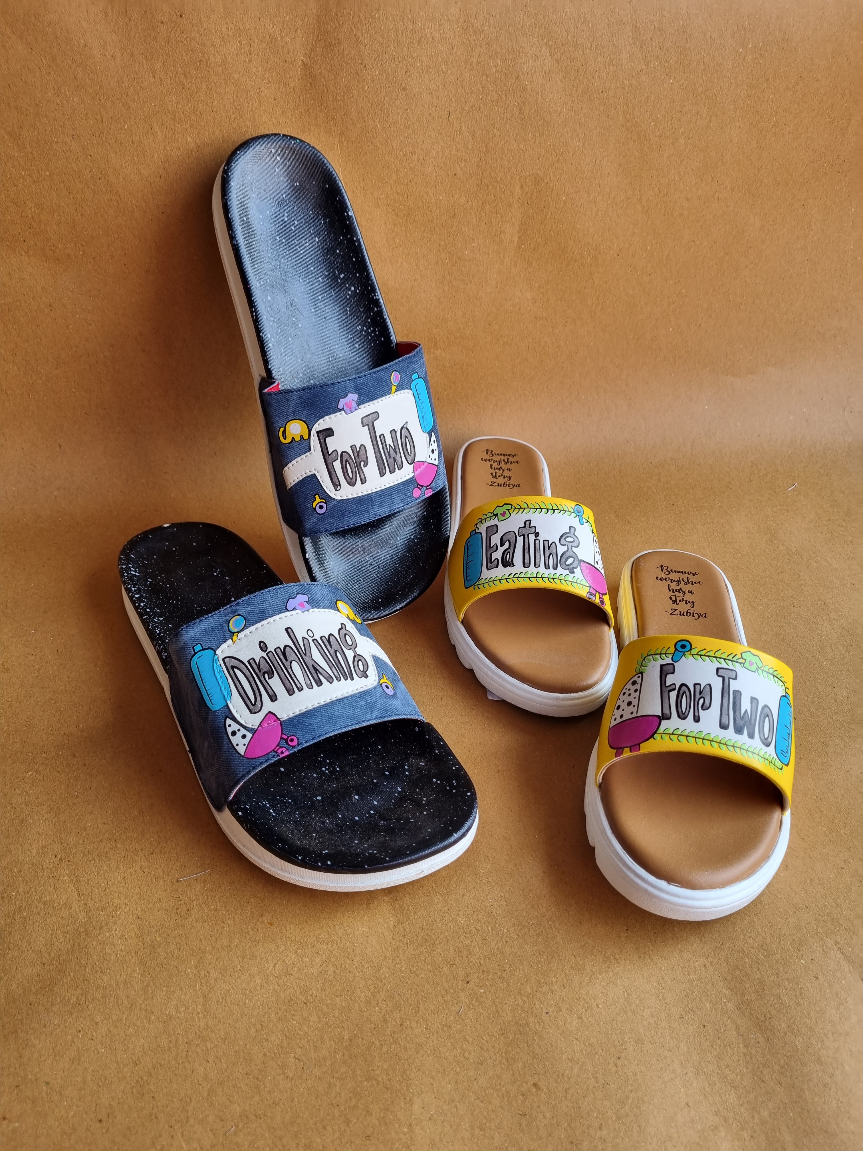 Eating for two -Drinking for two couple combo