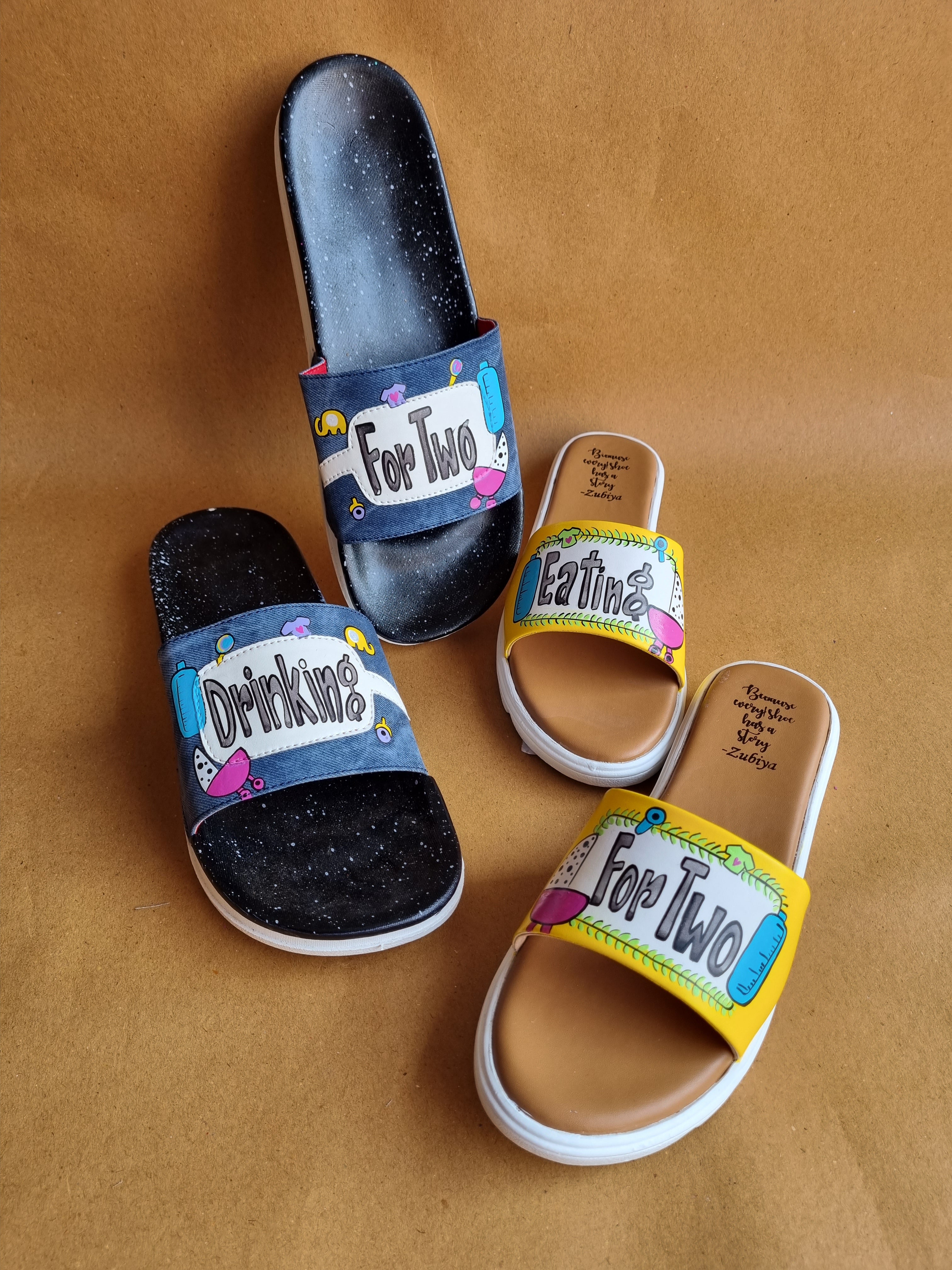 Eating for two -Drinking for two couple combo