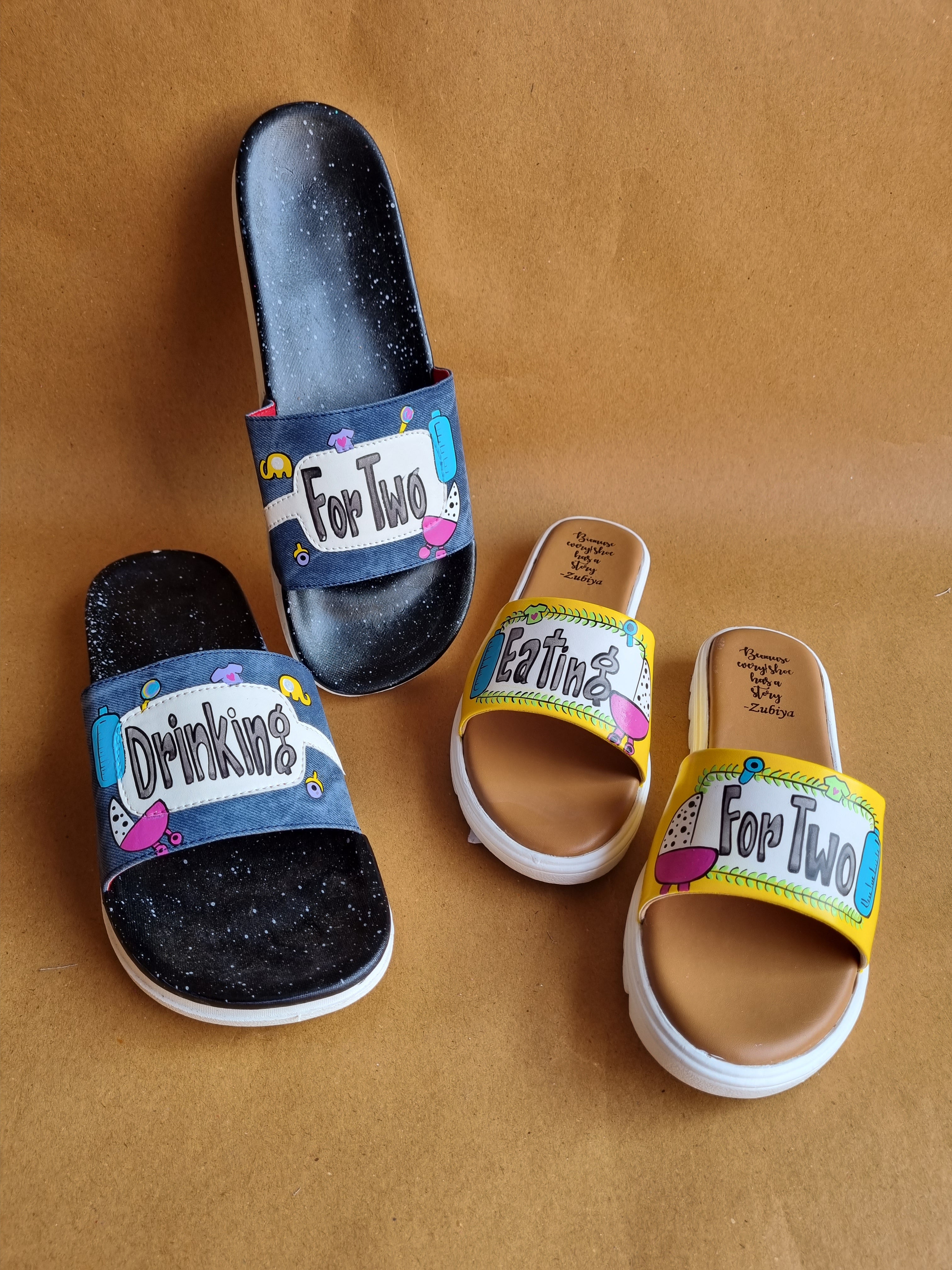 Eating for two -Drinking for two couple combo