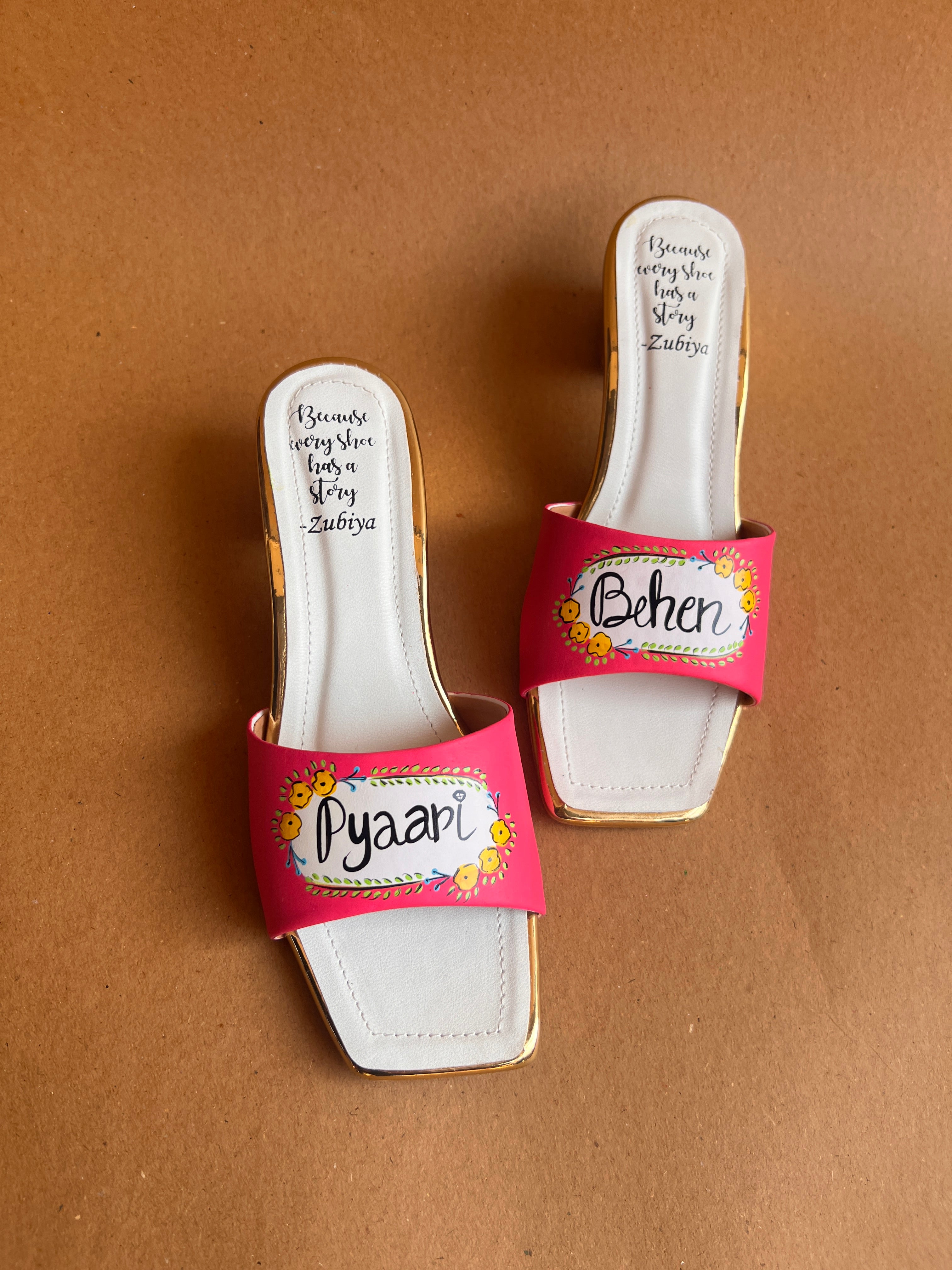 Pyari behen hot pink Heels