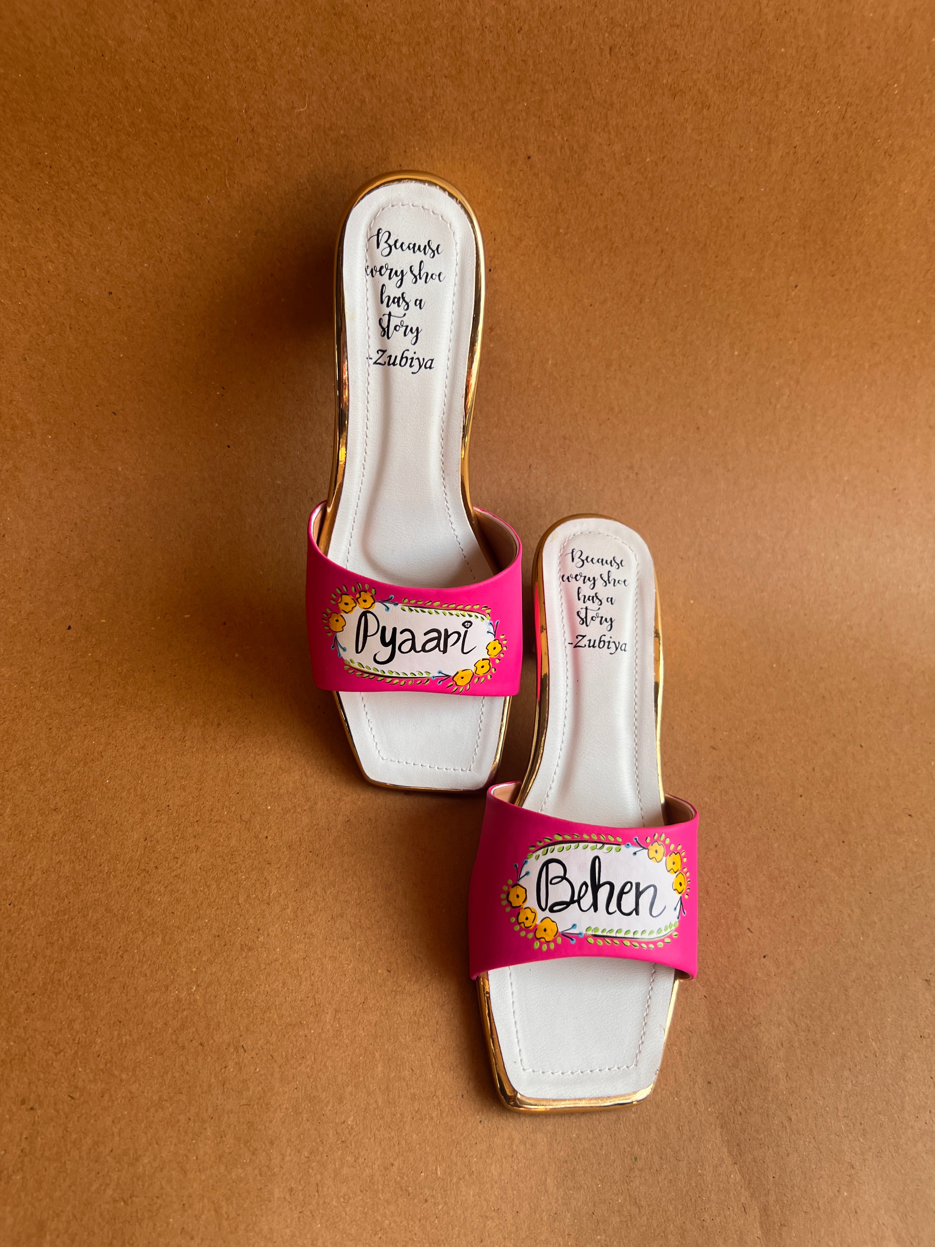 Pyari behen hot pink Heels