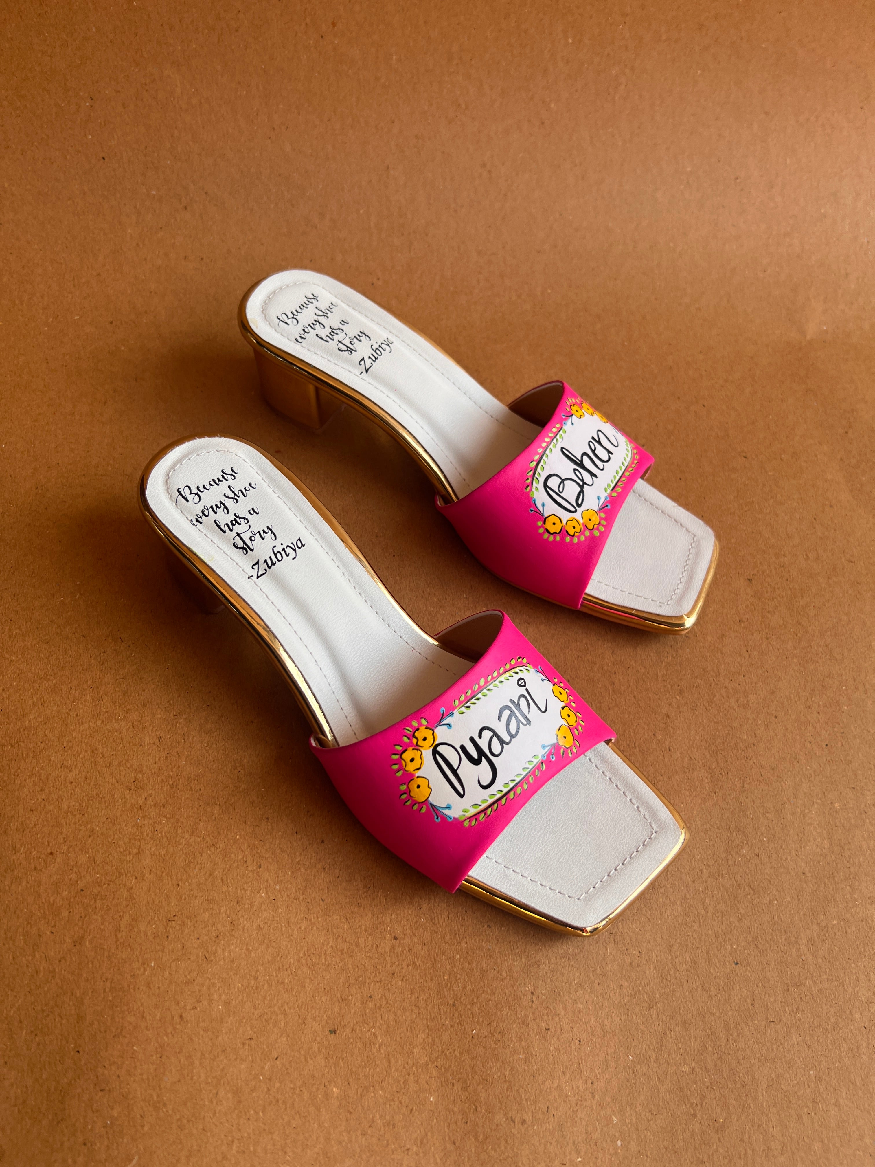 Pyari behen hot pink Heels