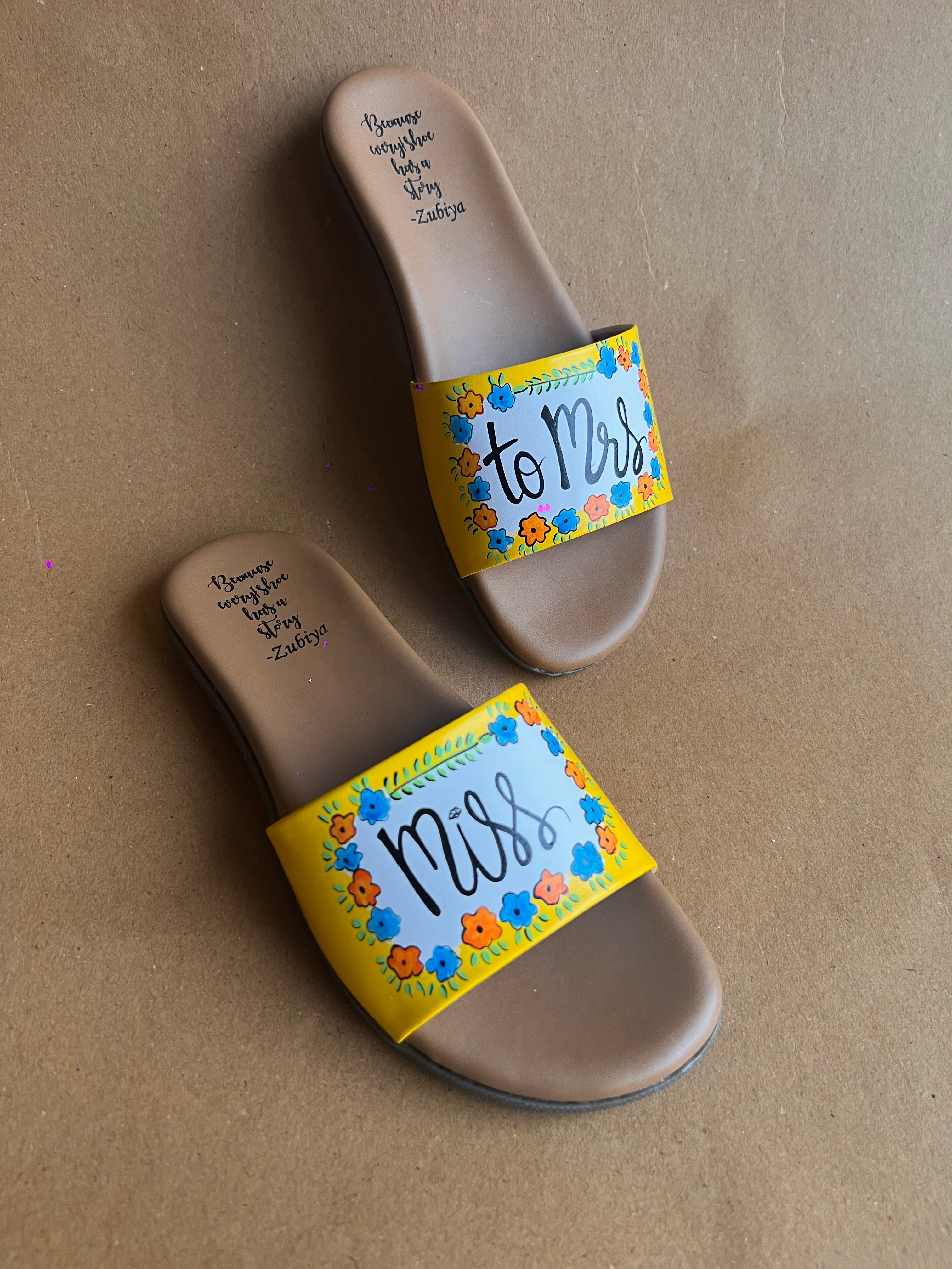 Miss To Mrs ( Yellow New Cushion Sole)