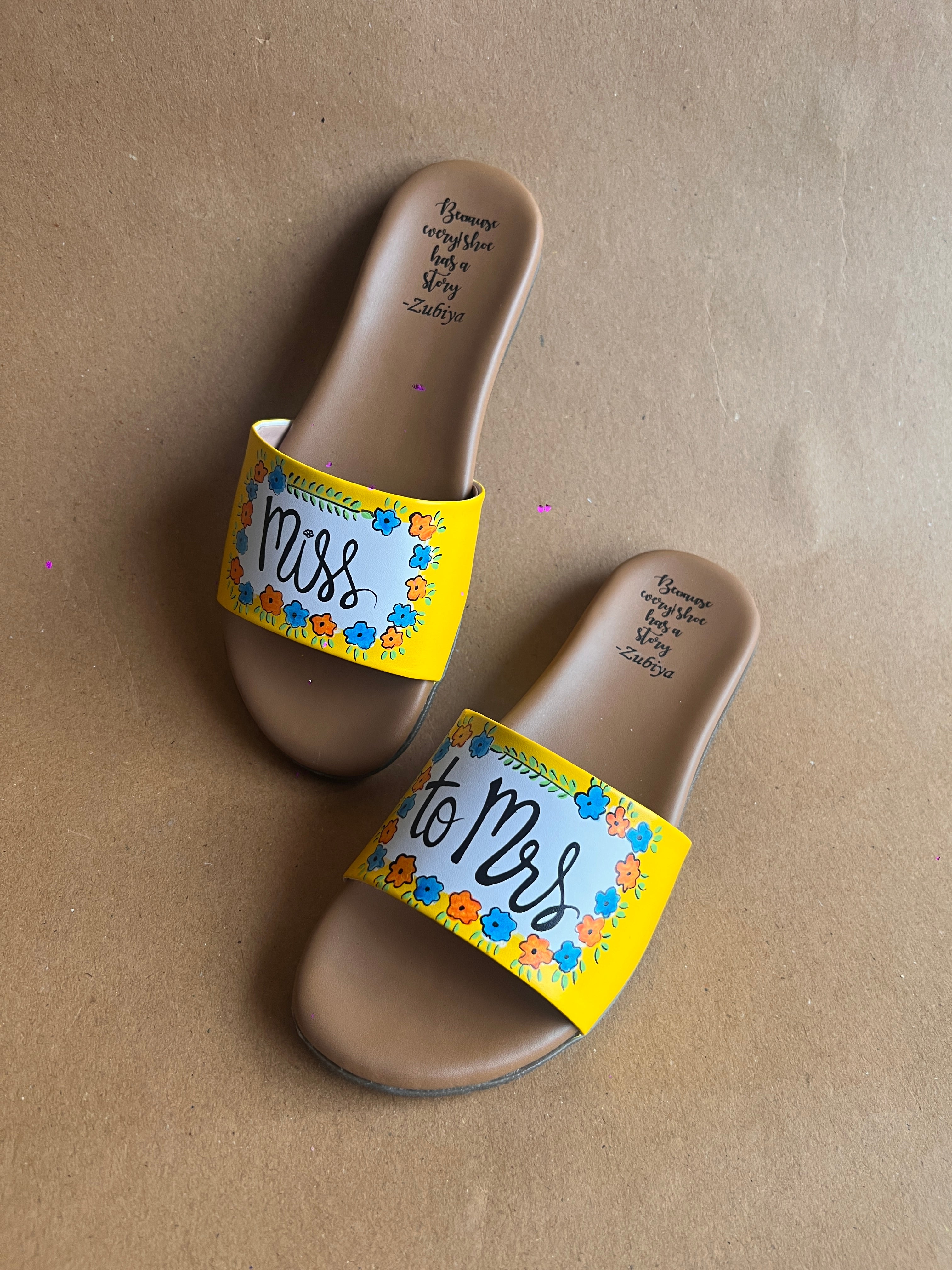 Miss To Mrs ( Yellow New Cushion Sole)