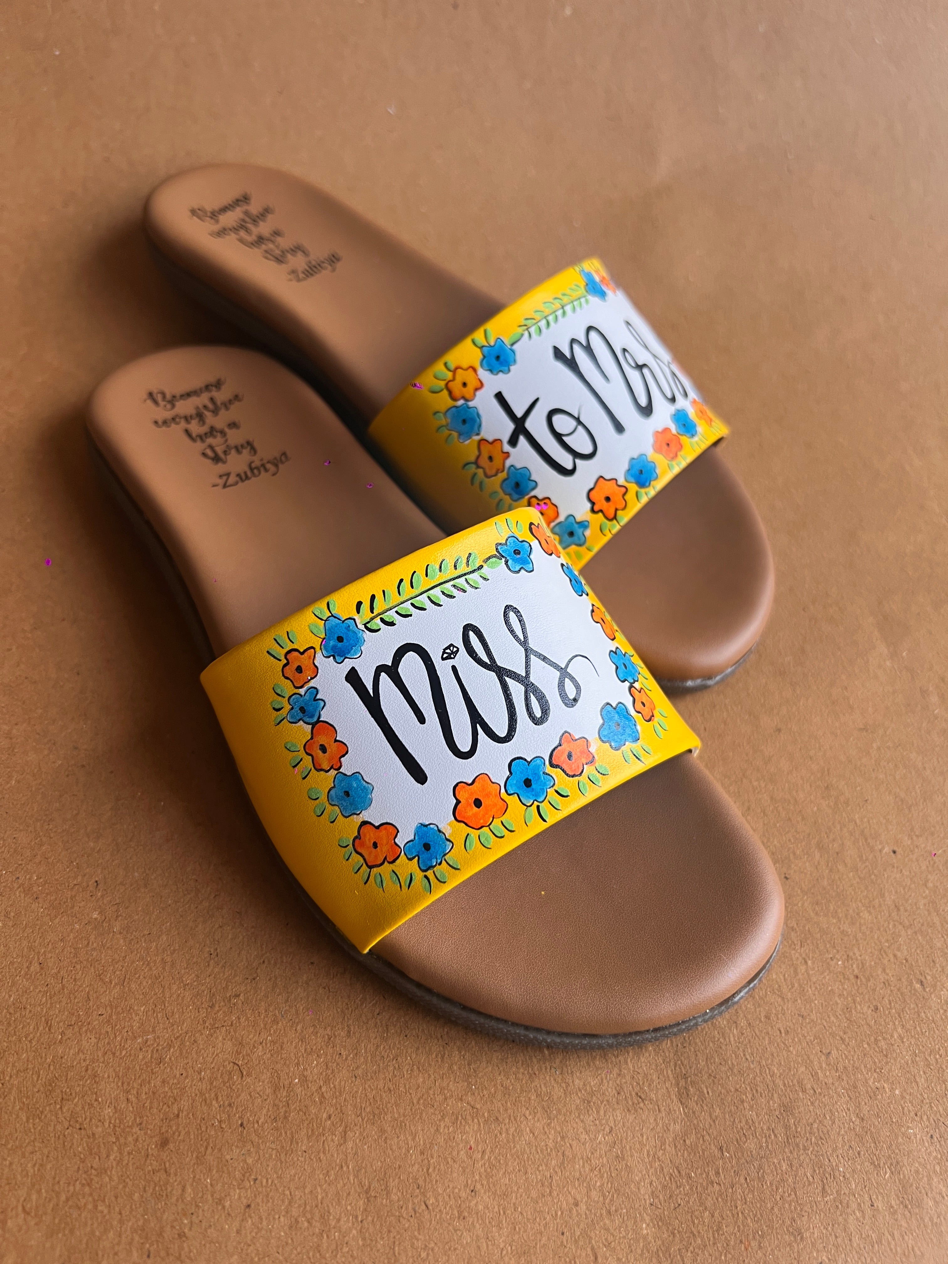 Miss To Mrs ( Yellow New Cushion Sole)