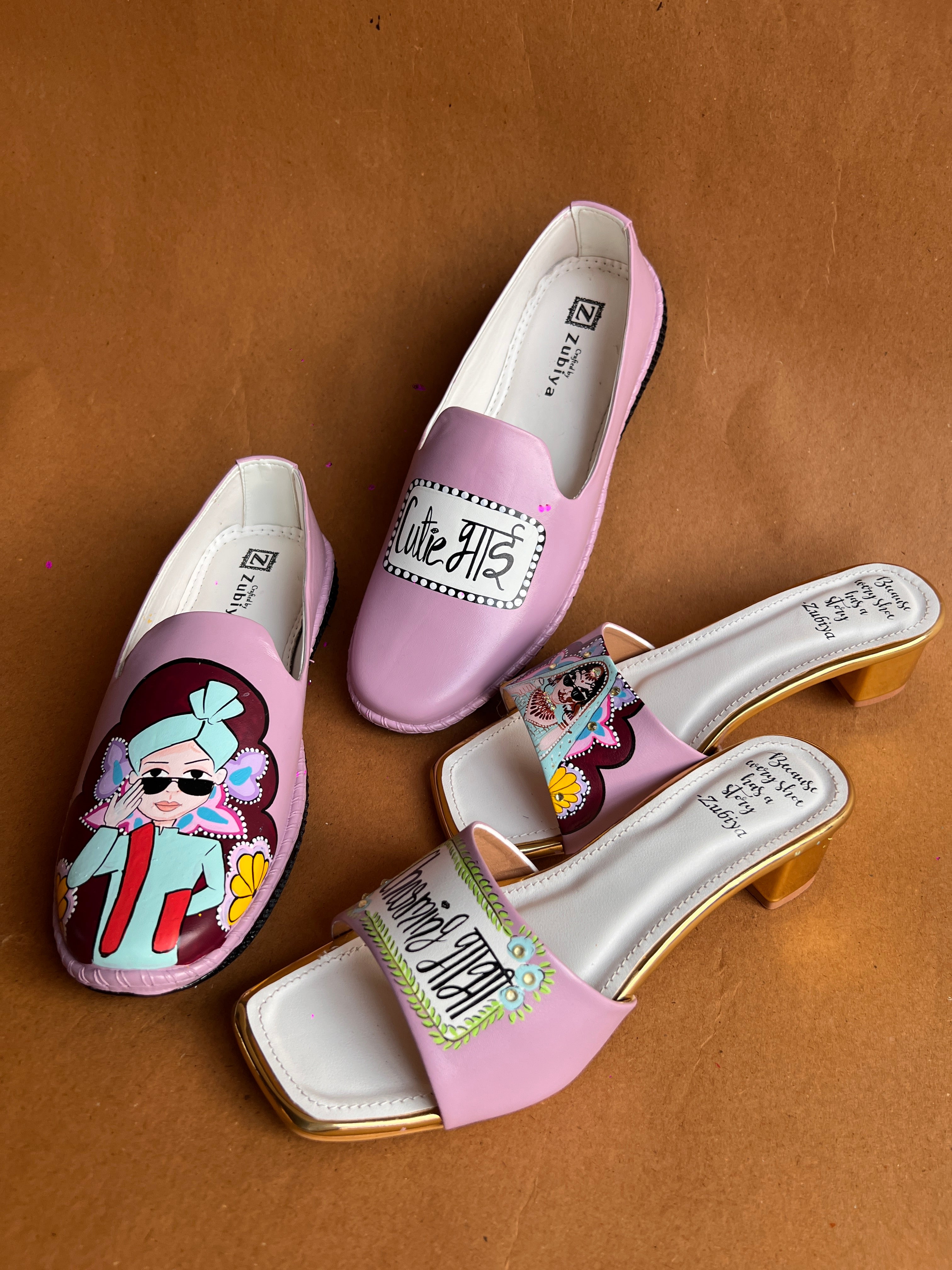 Cute bhai- charming bhabhi onion Pink swag couple combo