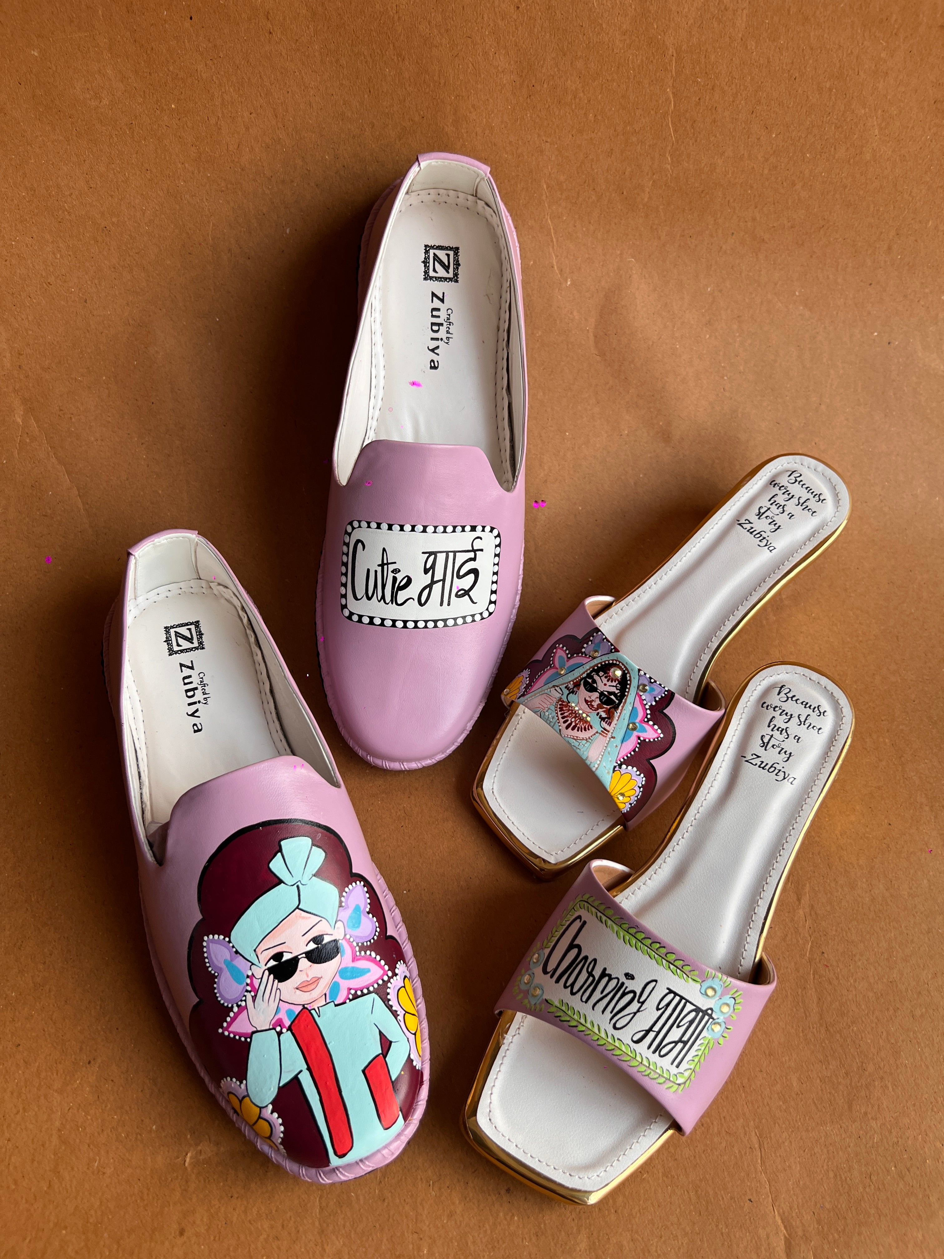 Cute bhai- charming bhabhi onion Pink swag couple combo