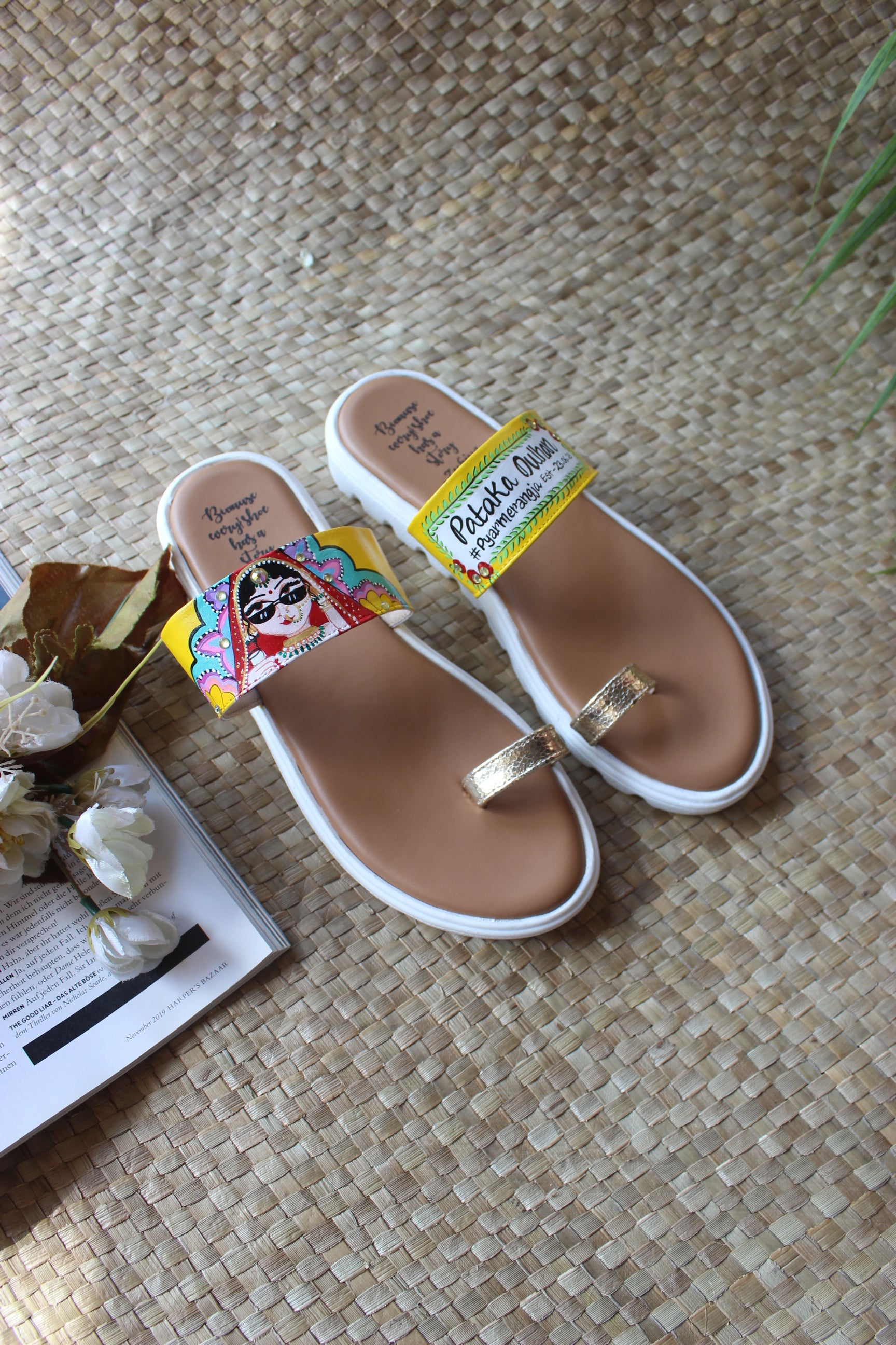 Yellow pataka dulhan kohla slides