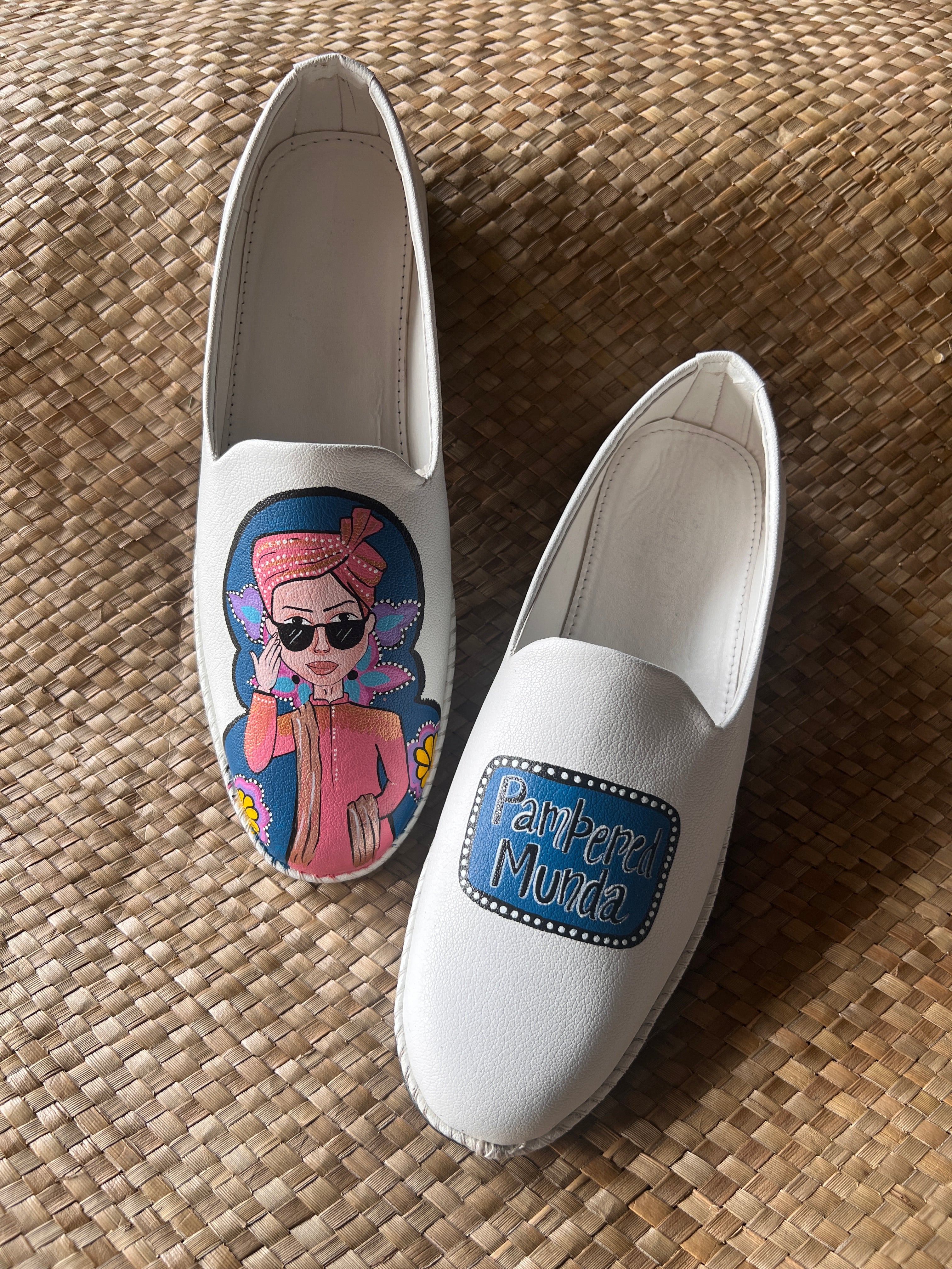 Teal blue -white swag couple combo