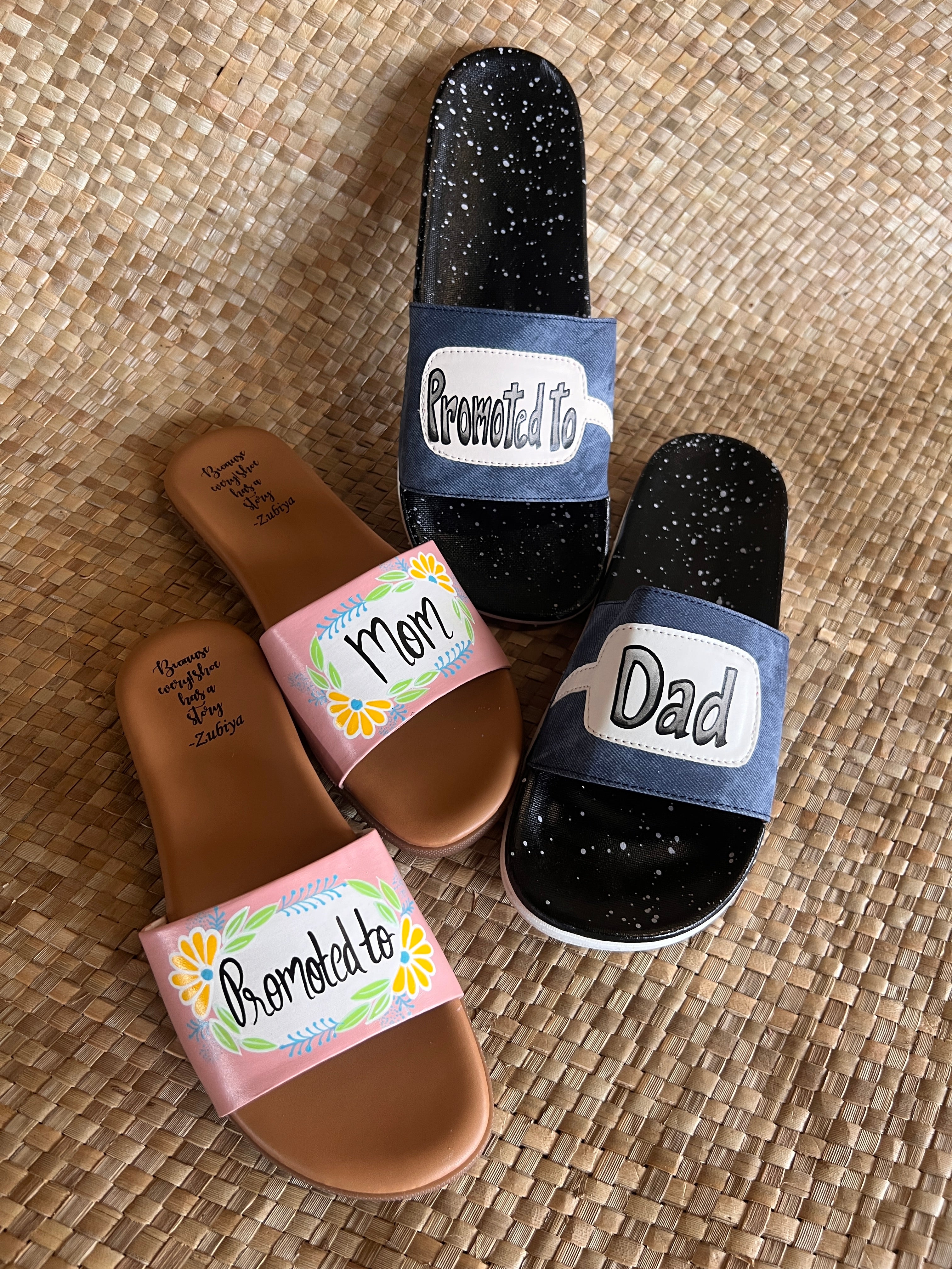 Promoted to mom- promoted to dad Slides