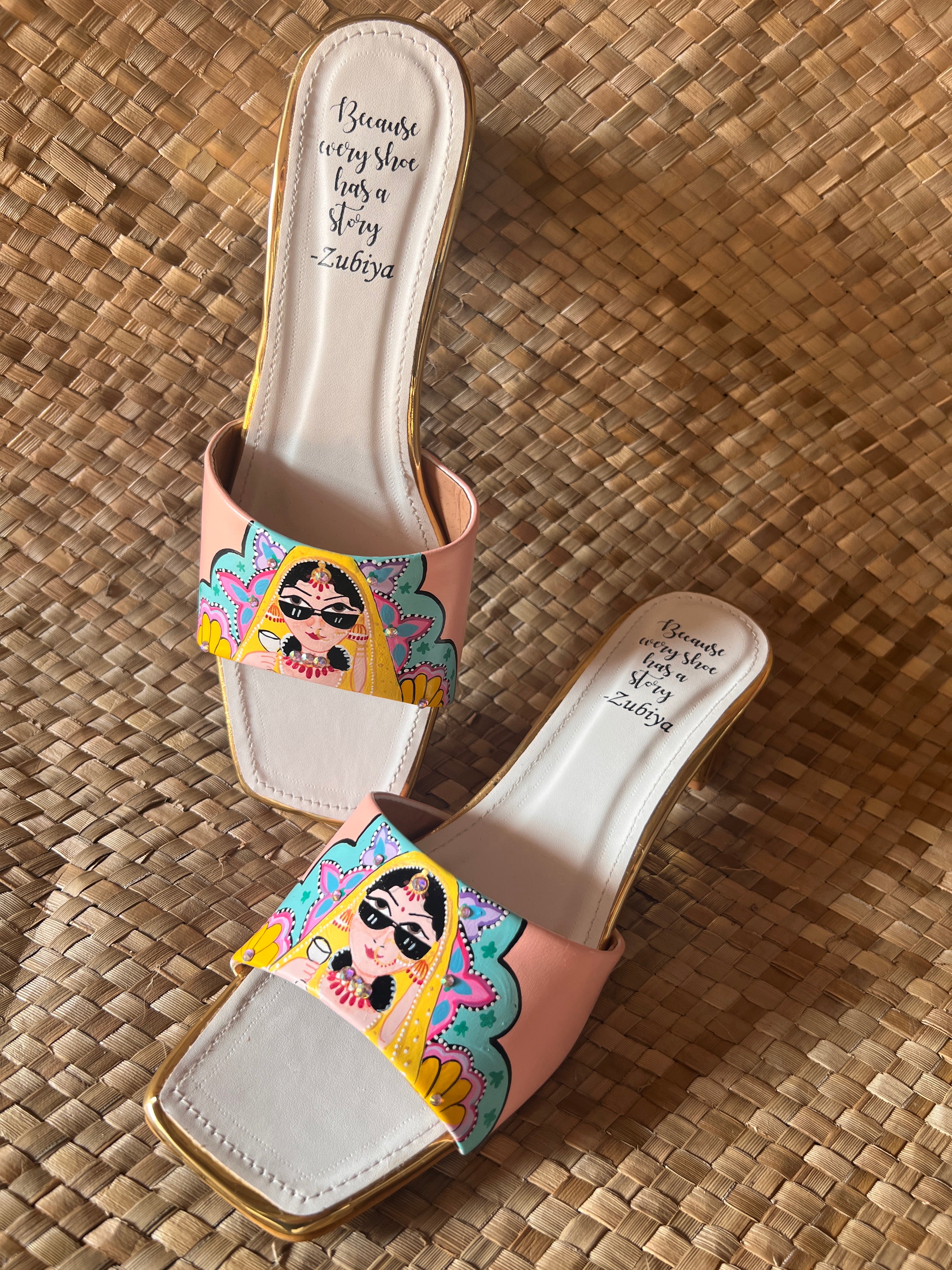 Peach swag dulhan artwork slides