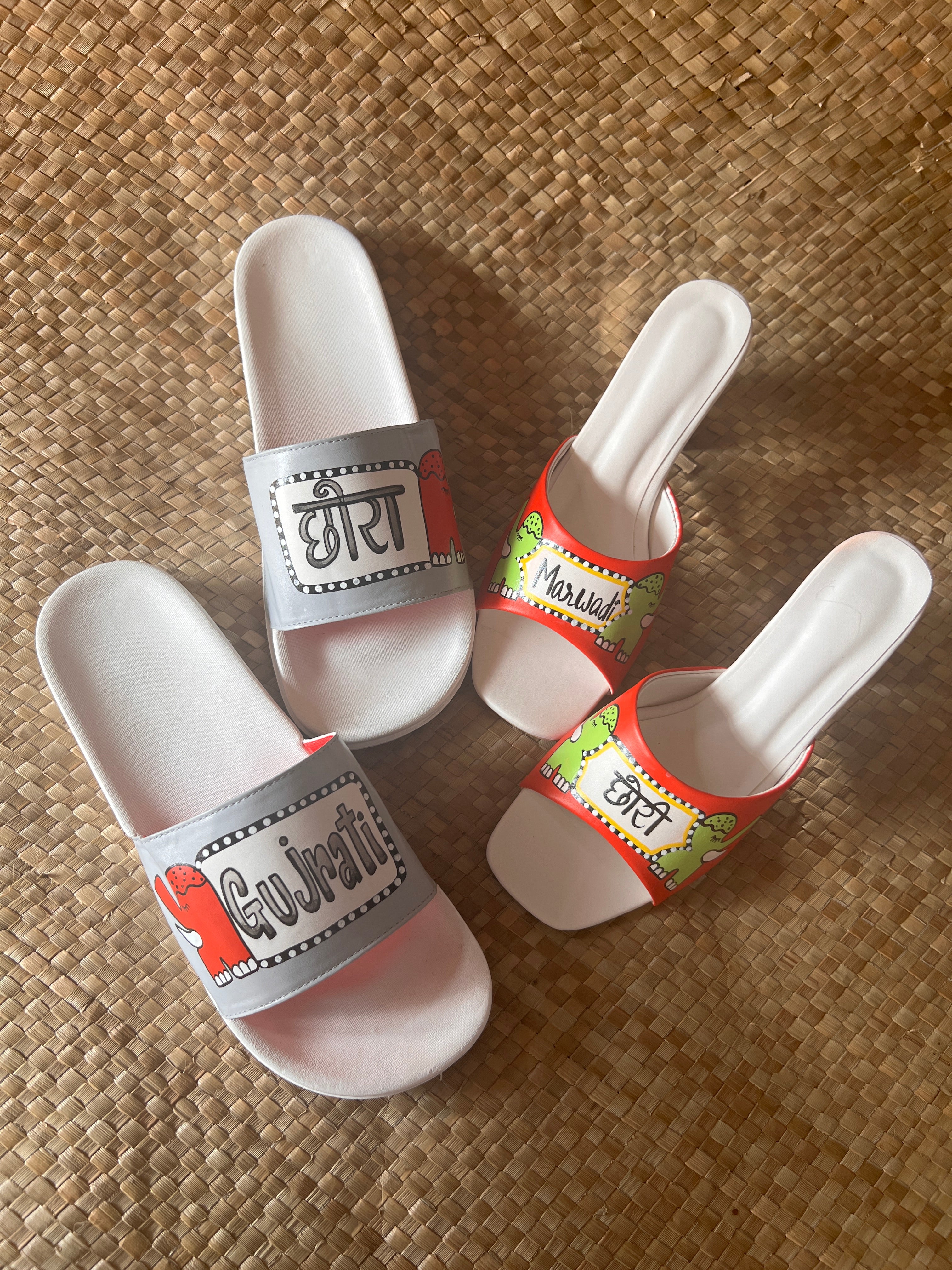 Red Ellie slides couple combo