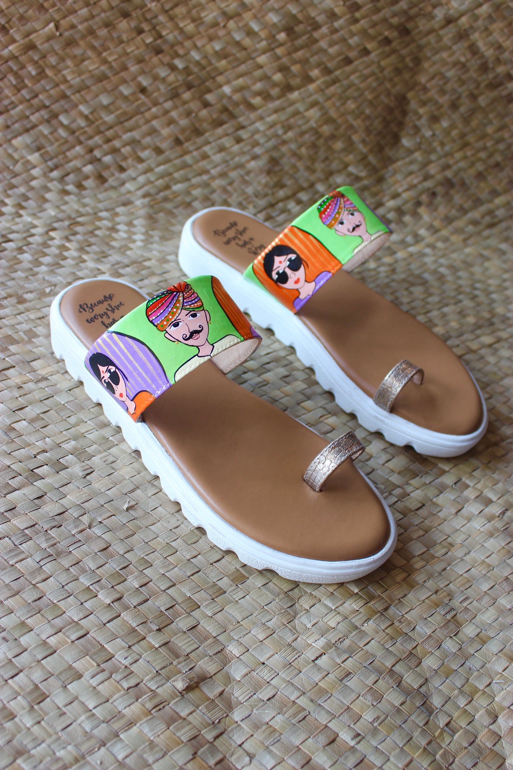 Neon Green Ethnic Thumb Zubis