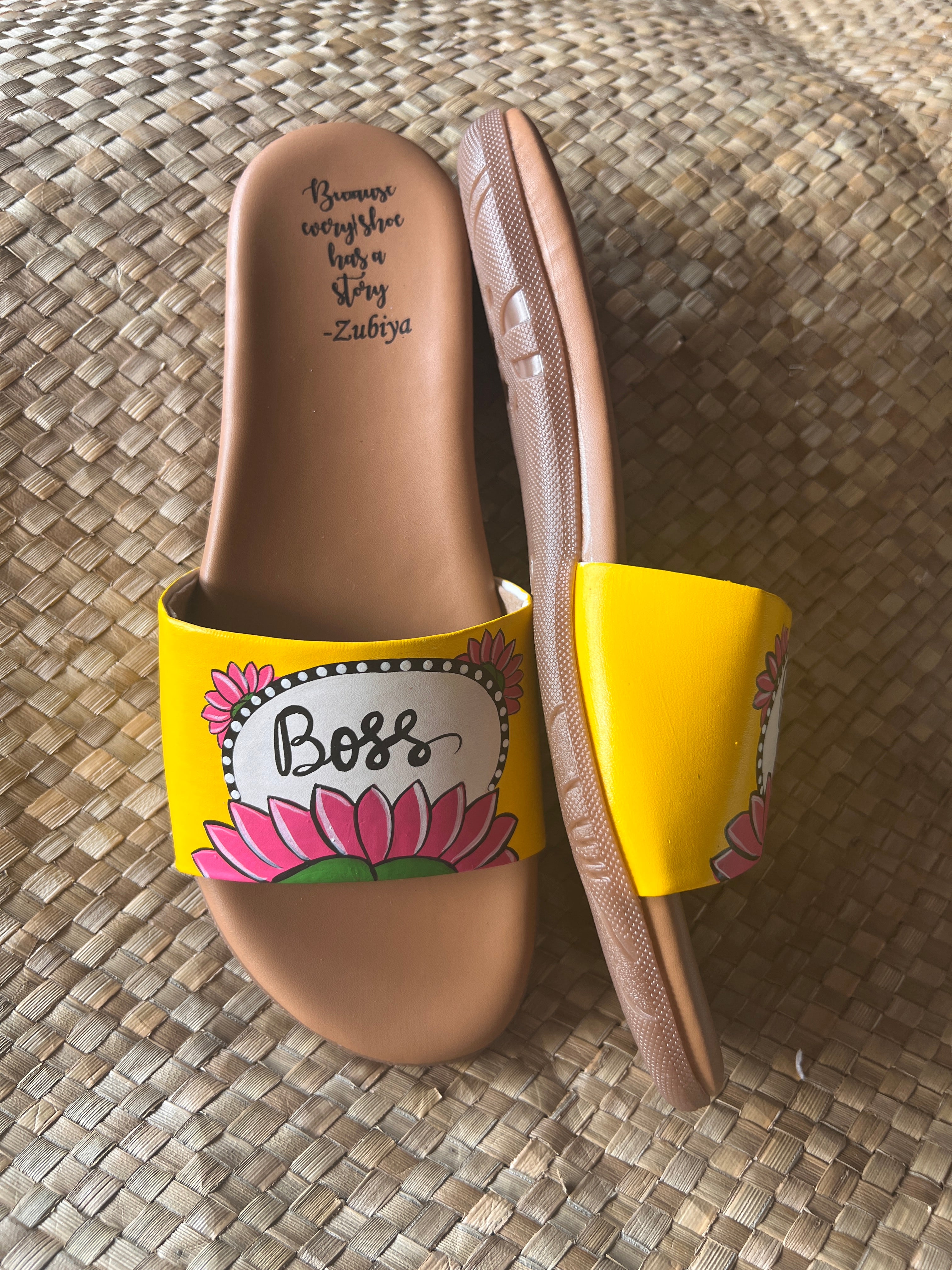 Boss bride Yellow Lotus Flats