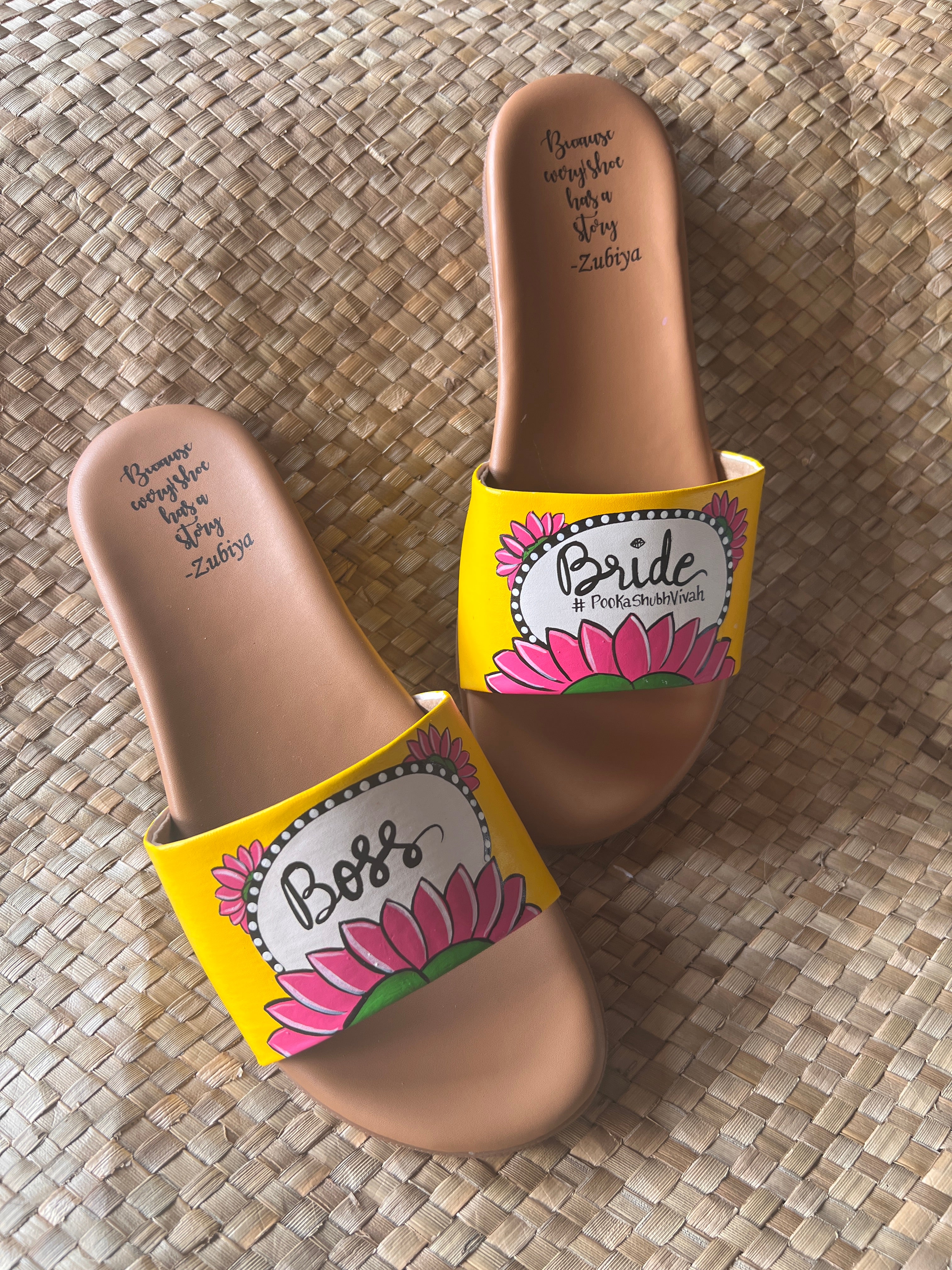 Boss bride Yellow Lotus Flats