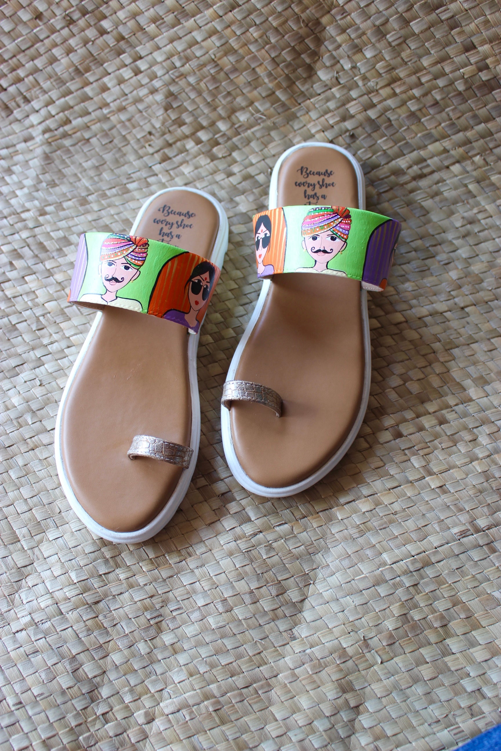 Neon Green Ethnic Thumb Zubis