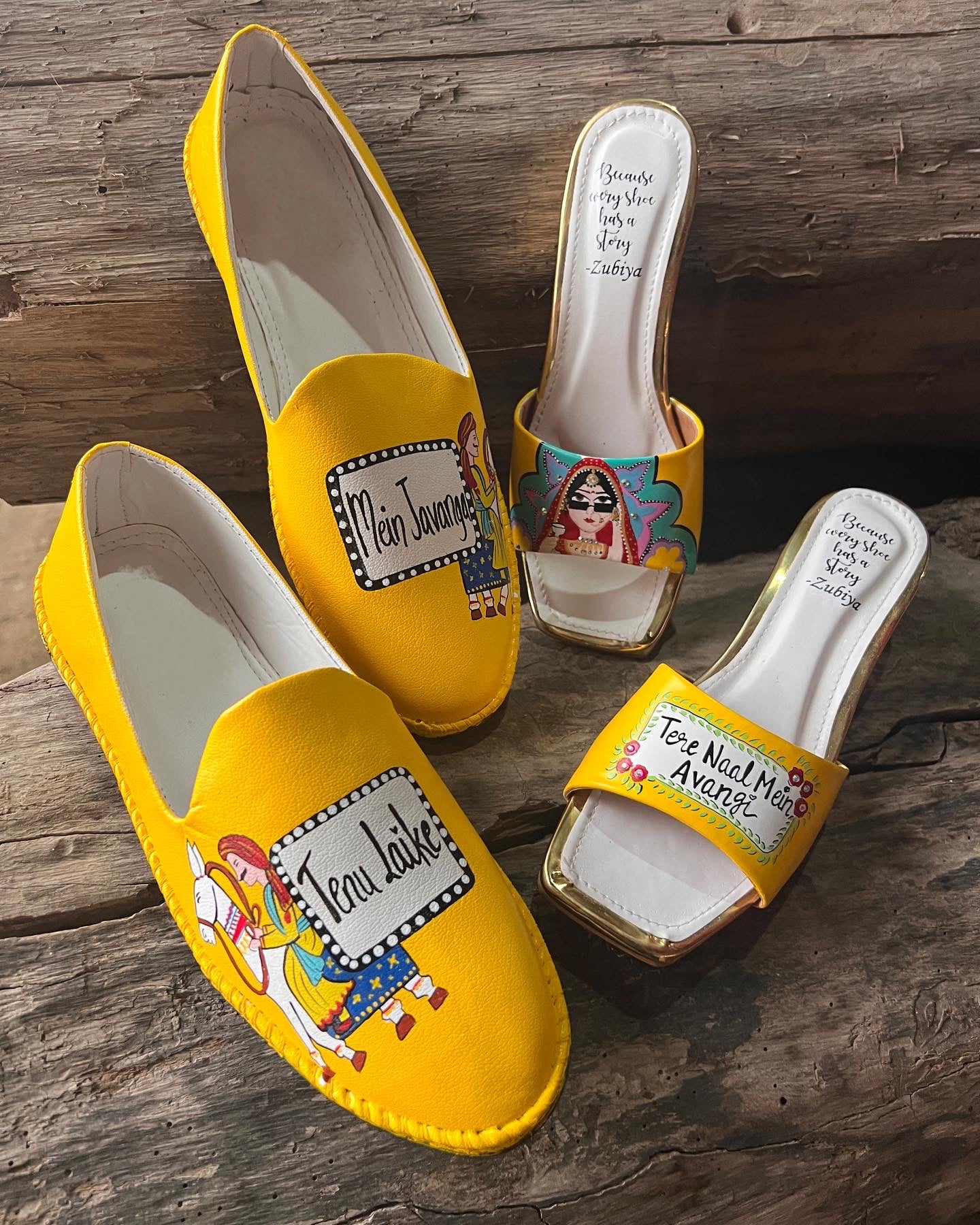 Yellow filmy swag couple combo