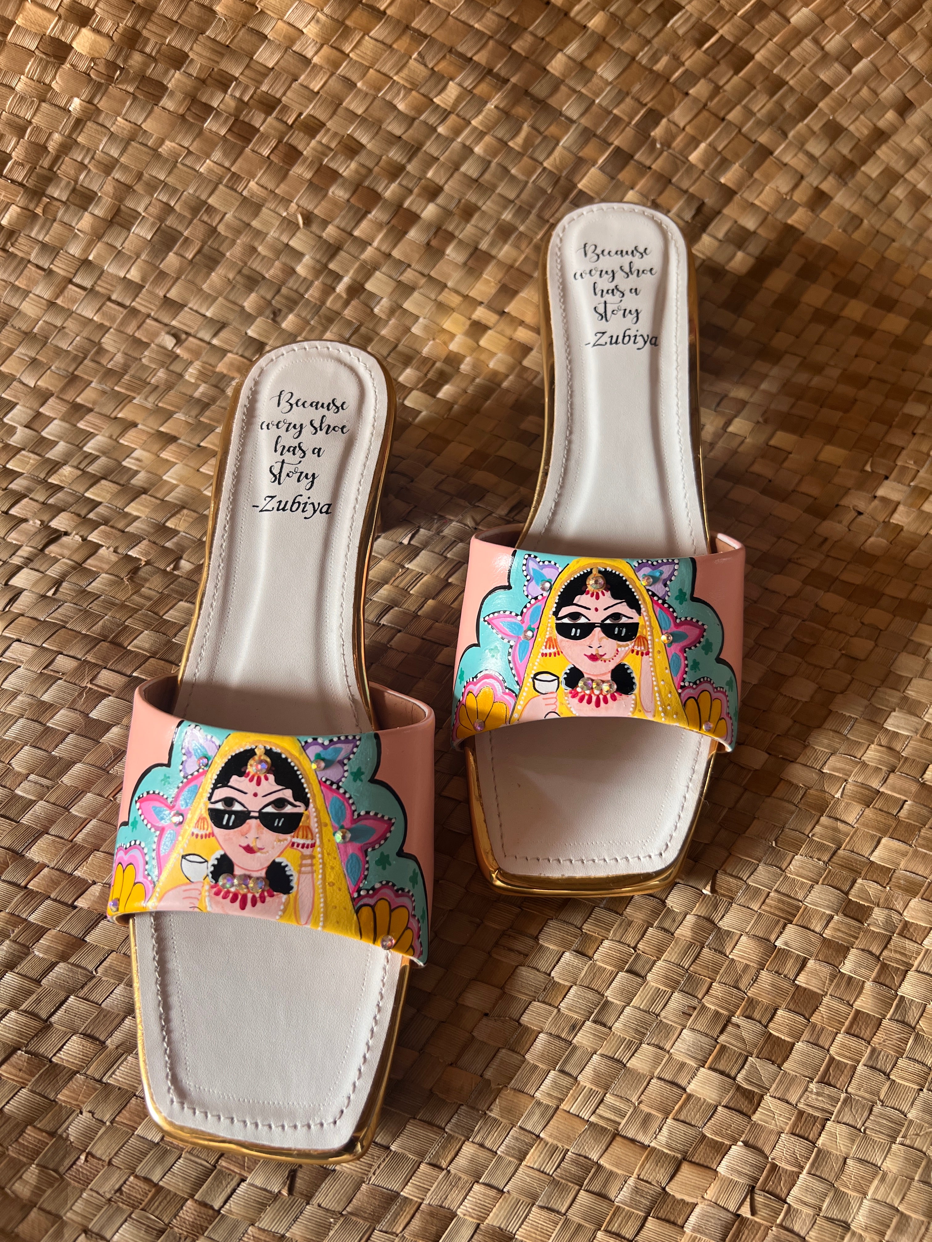 Peach swag dulhan artwork slides