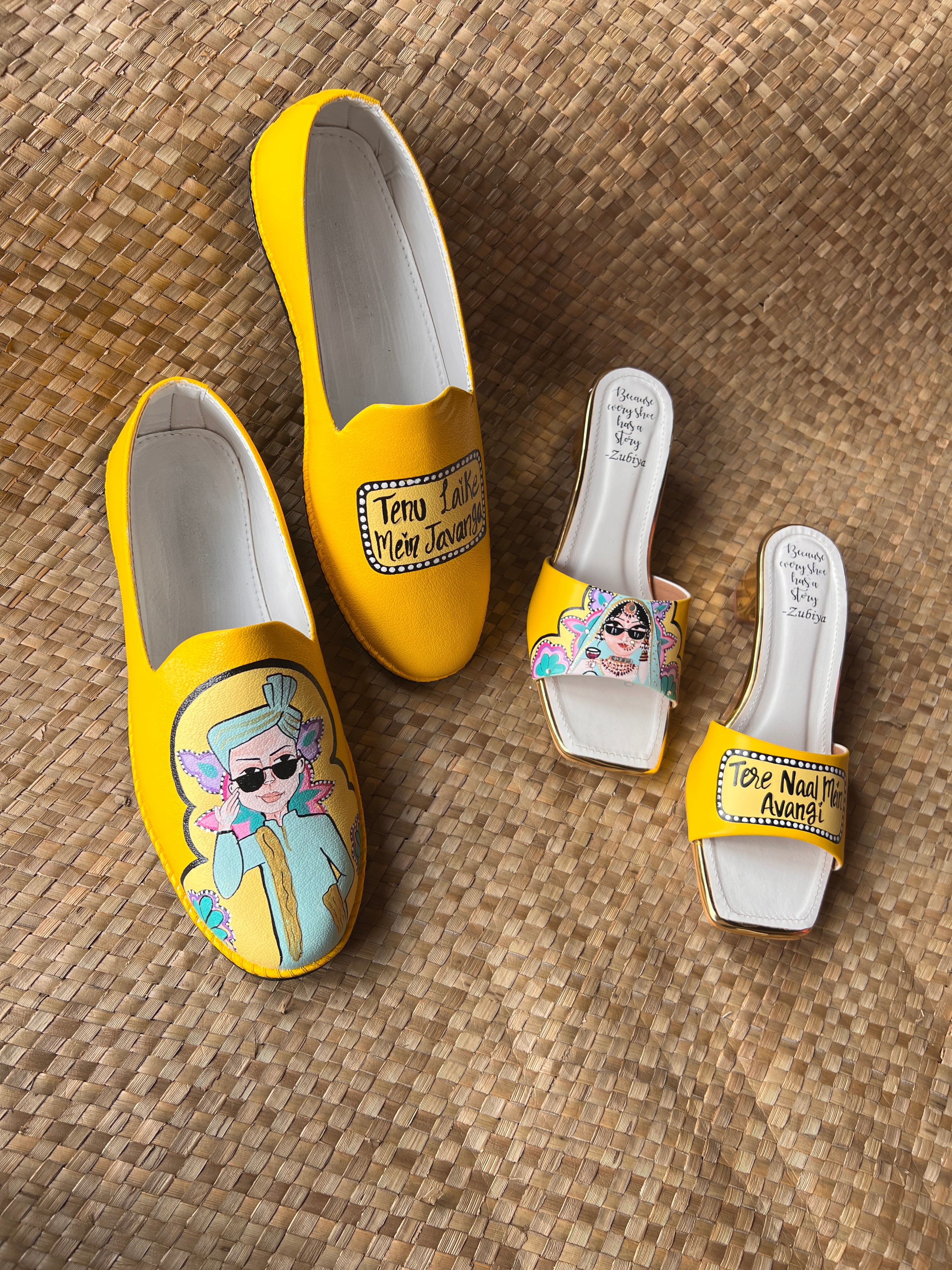 Entire Yellow swag couple combo