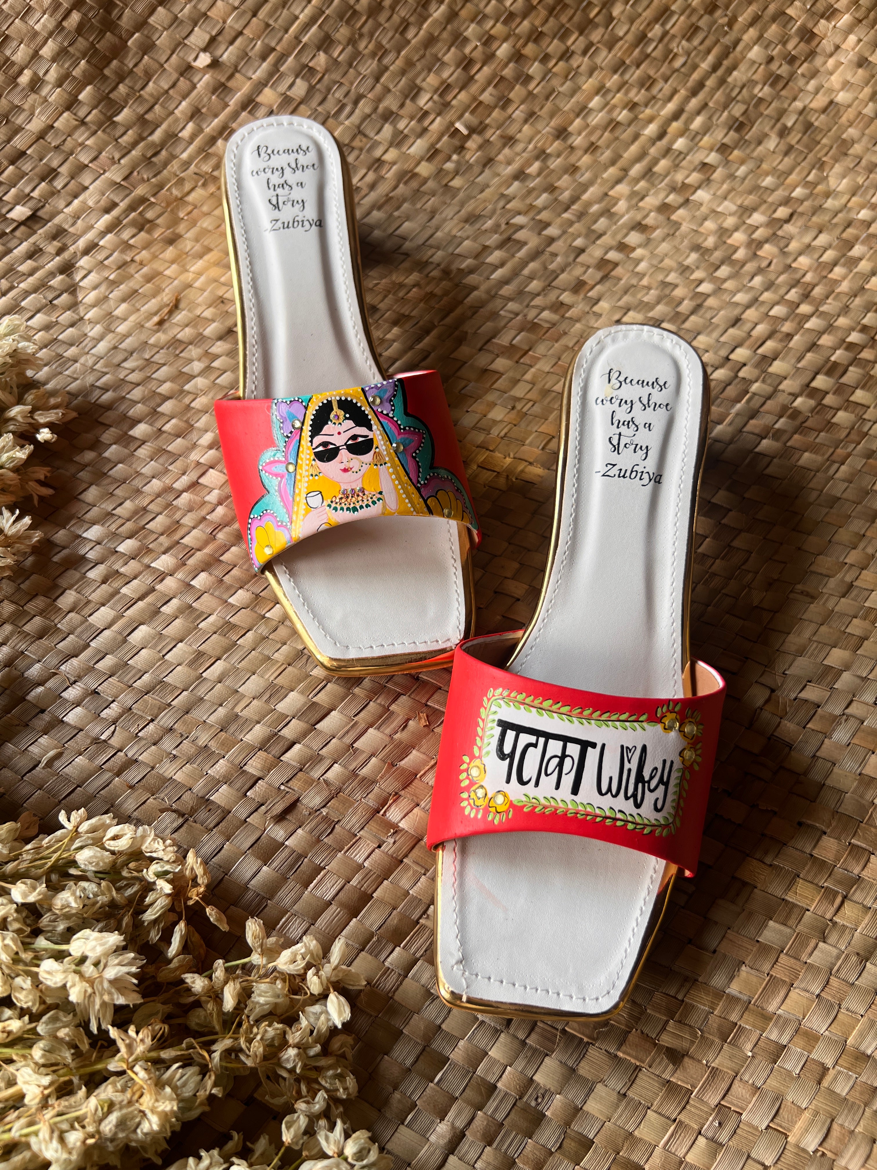 Pataka Wifey coral red Heels