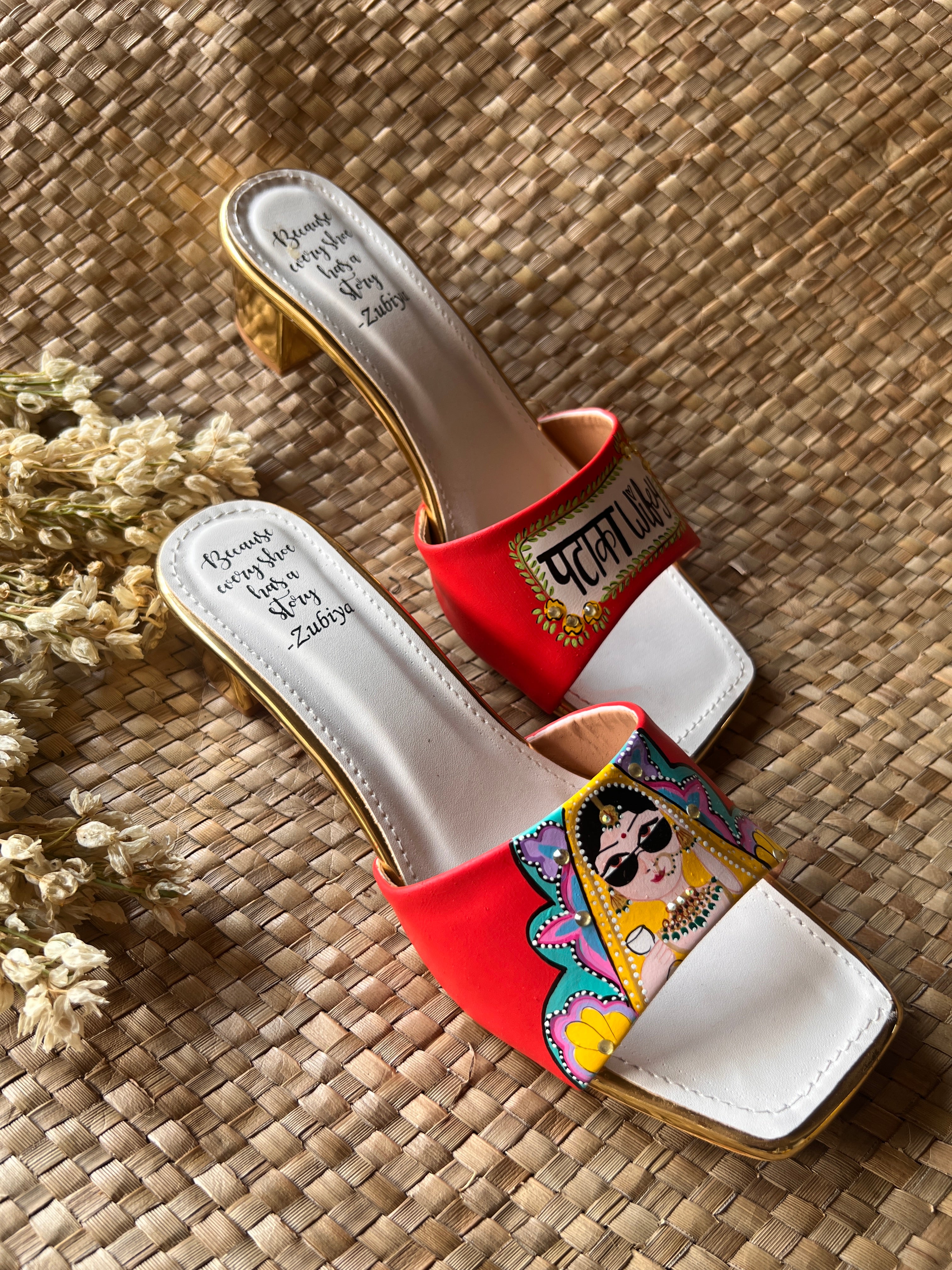 Pataka Wifey coral red Heels