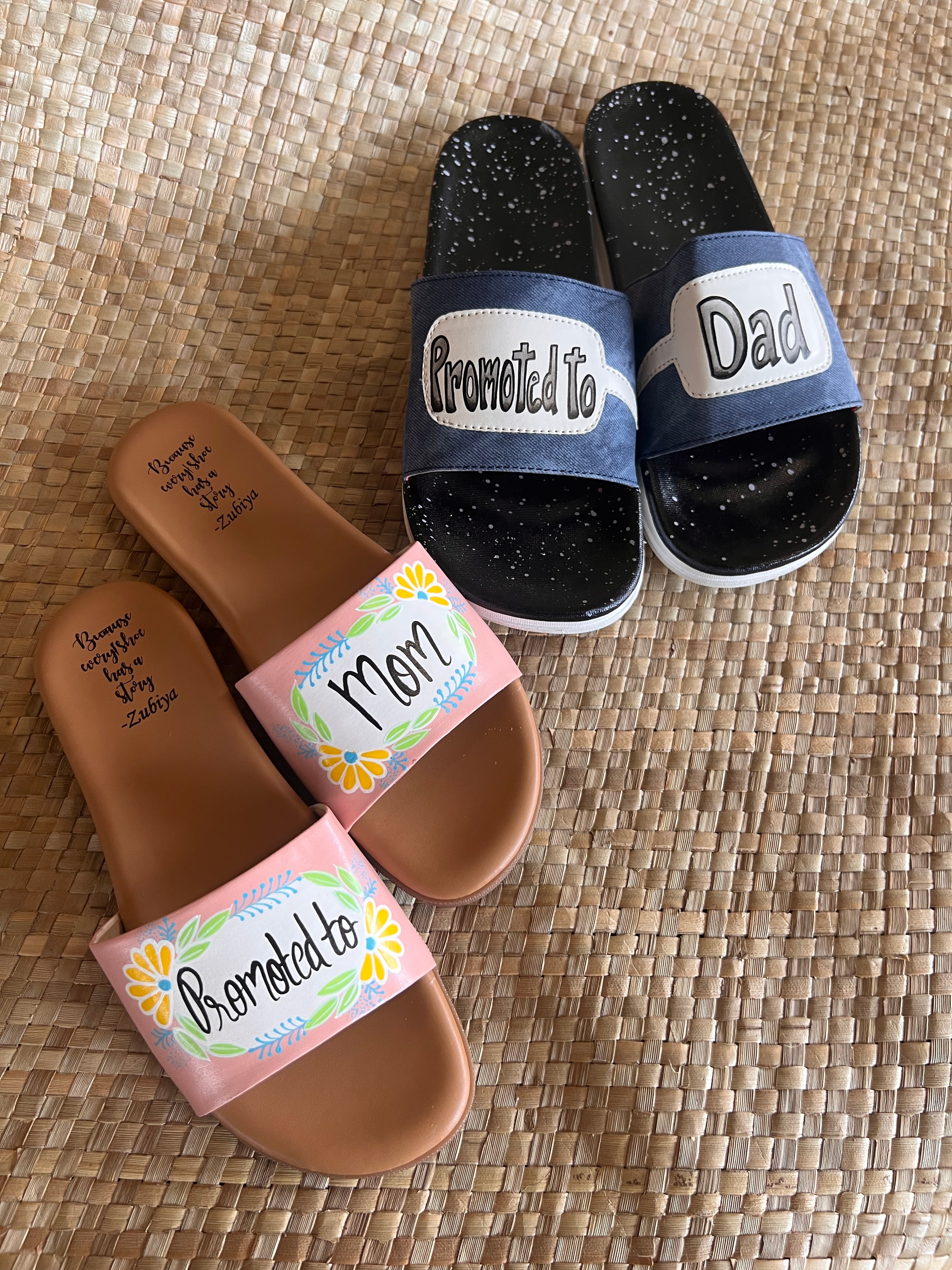 Promoted to mom- promoted to dad Slides