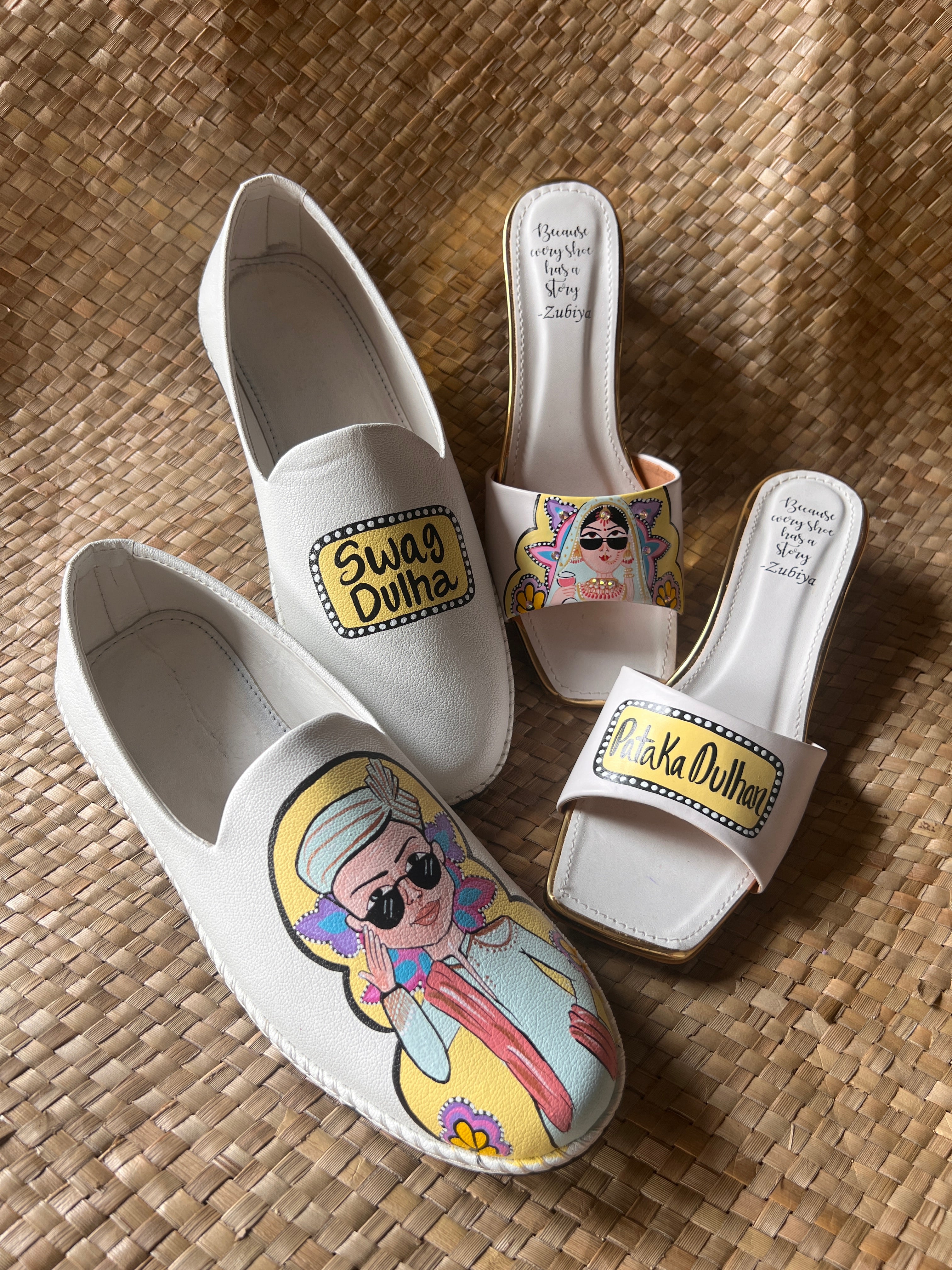 Lime-white swag couple combo