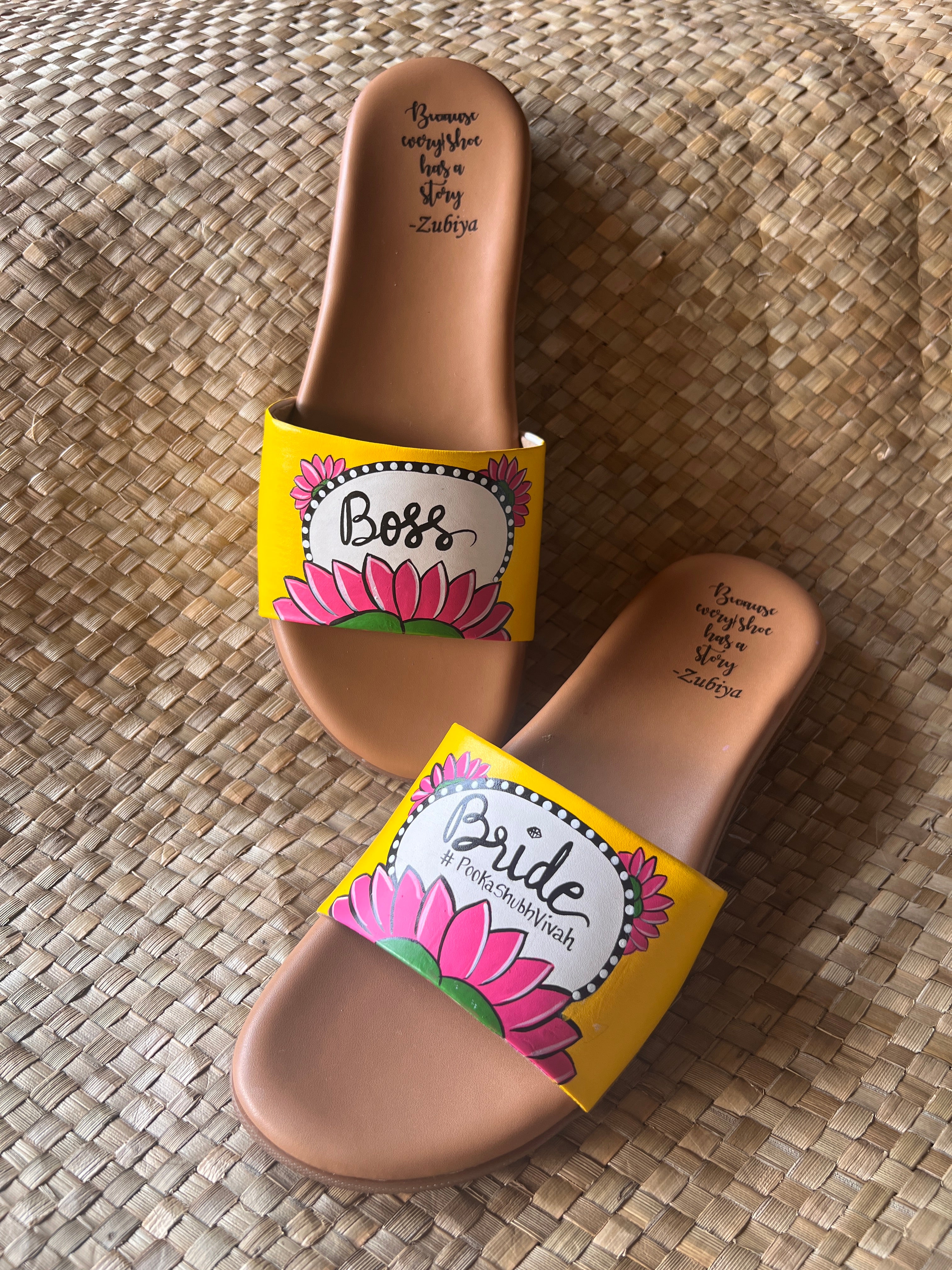 Boss bride Yellow Lotus Flats