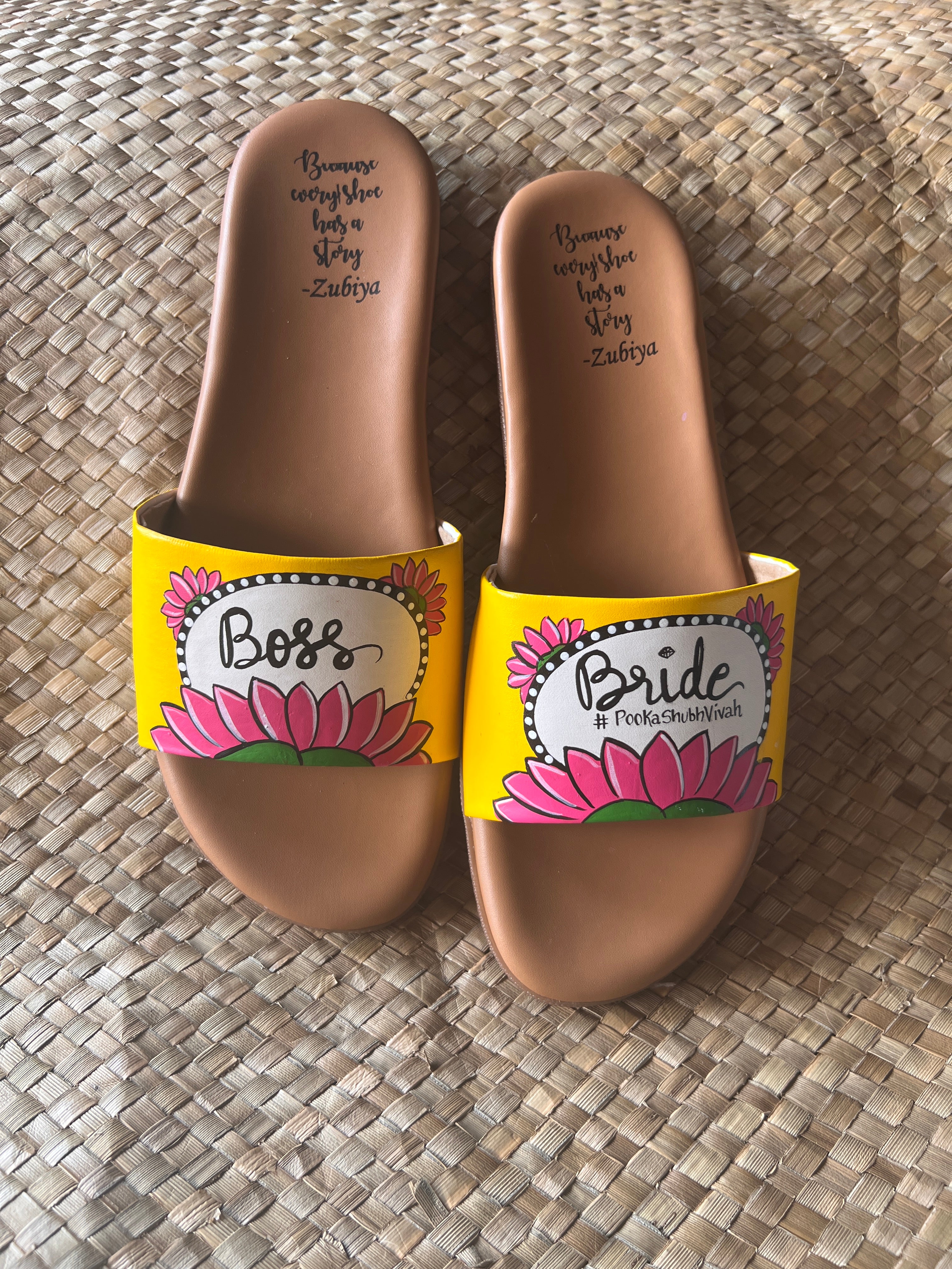 Boss bride Yellow Lotus Flats
