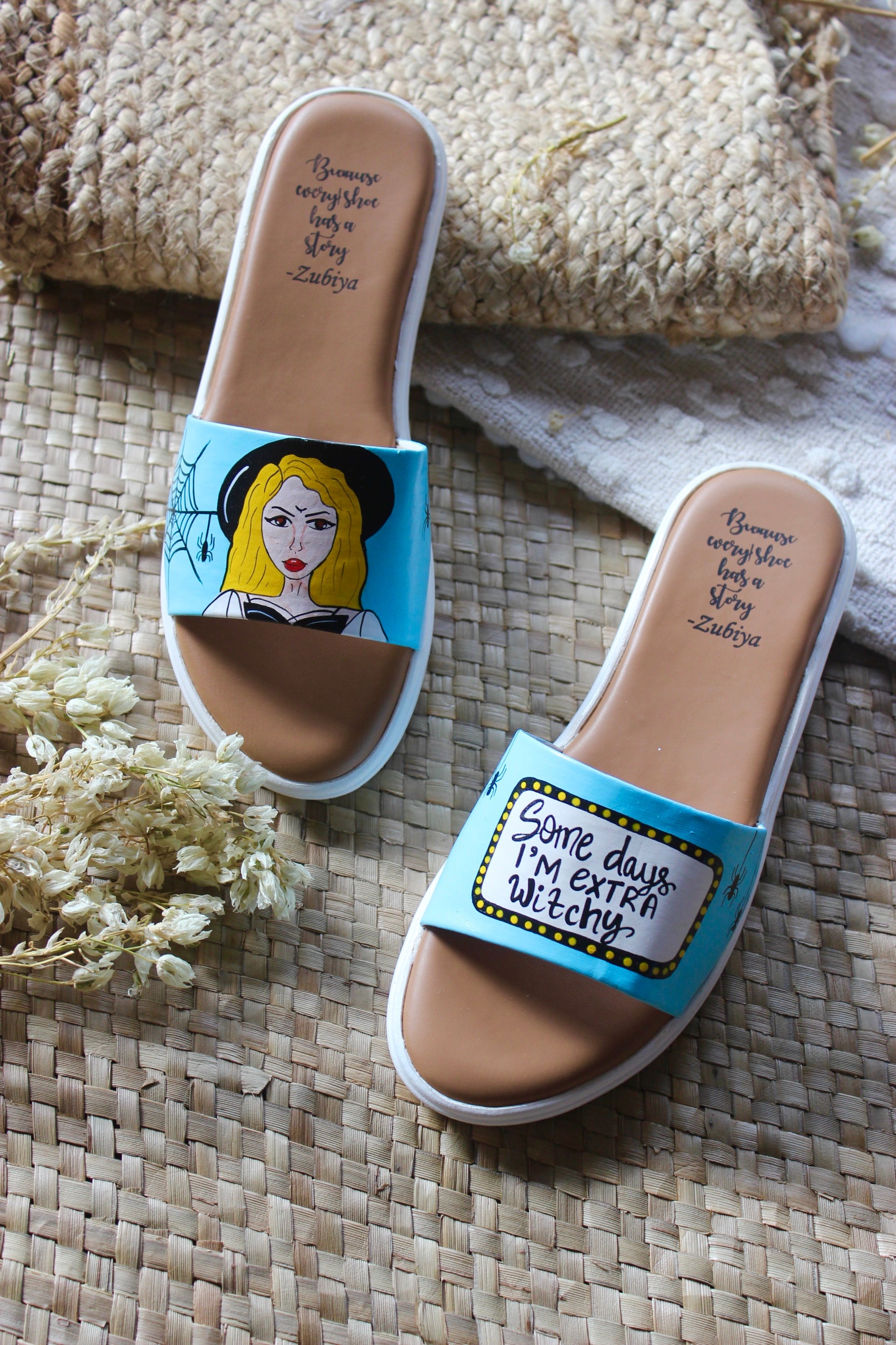 Some days extra witchy blue slides