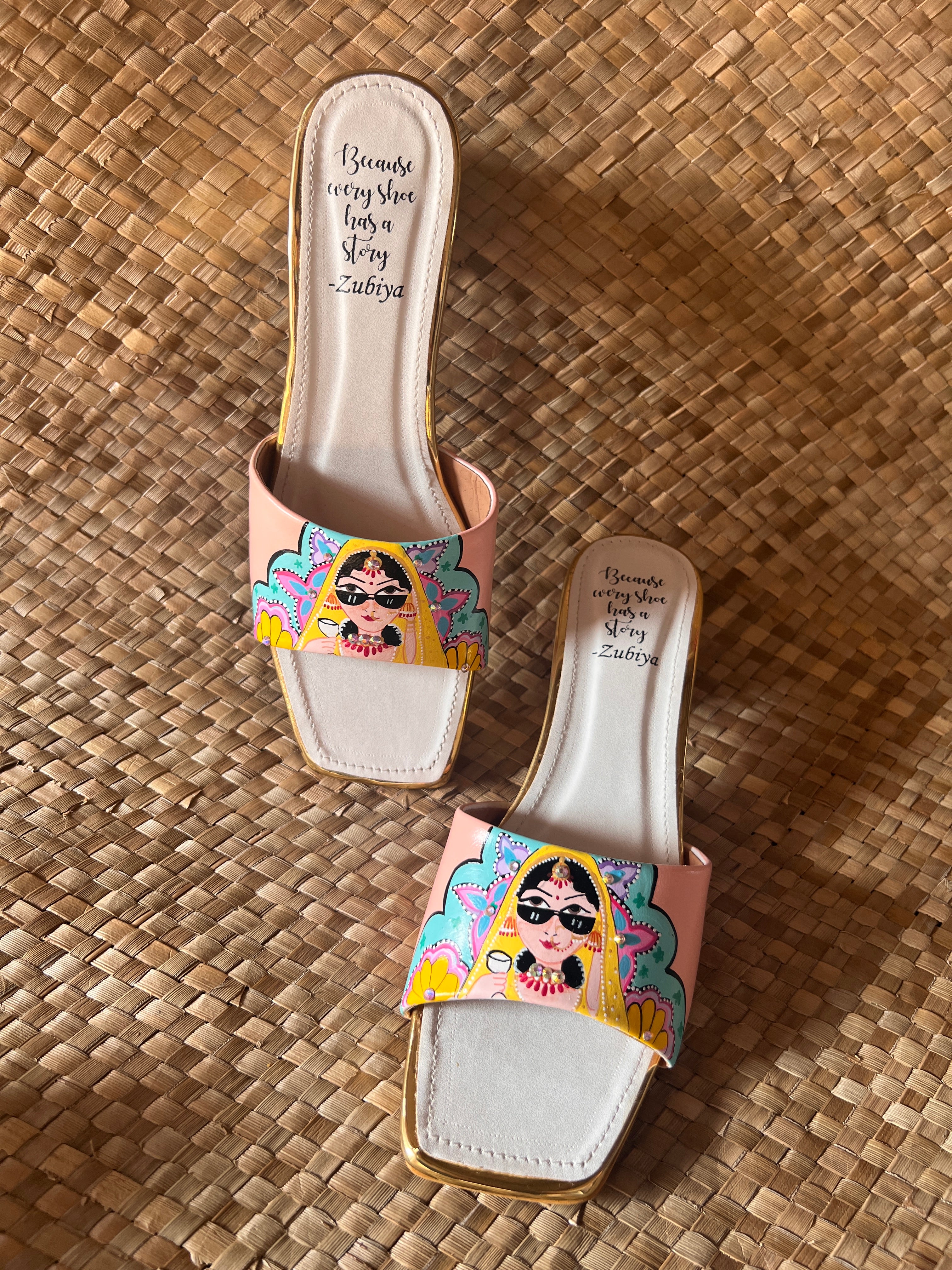 Peach swag dulhan artwork slides