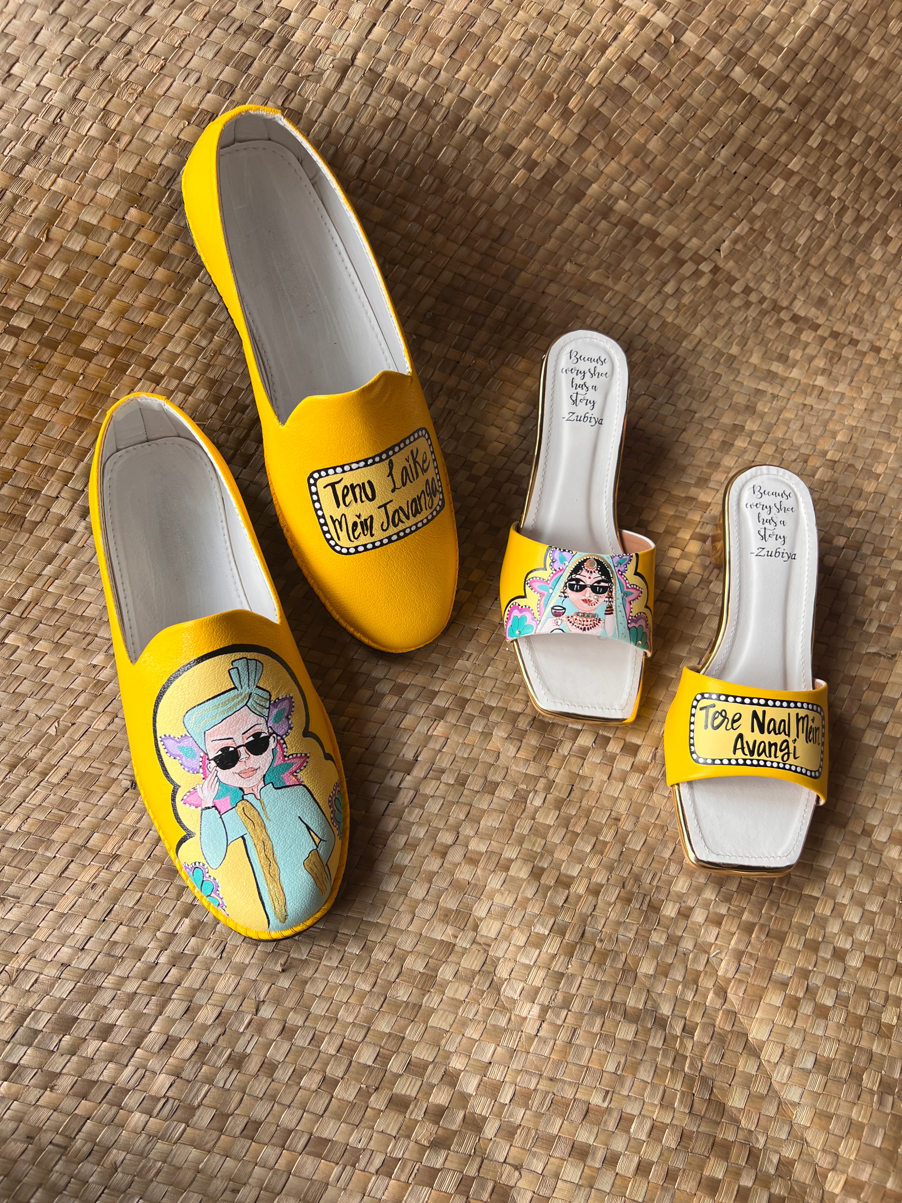 Entire Yellow swag couple combo