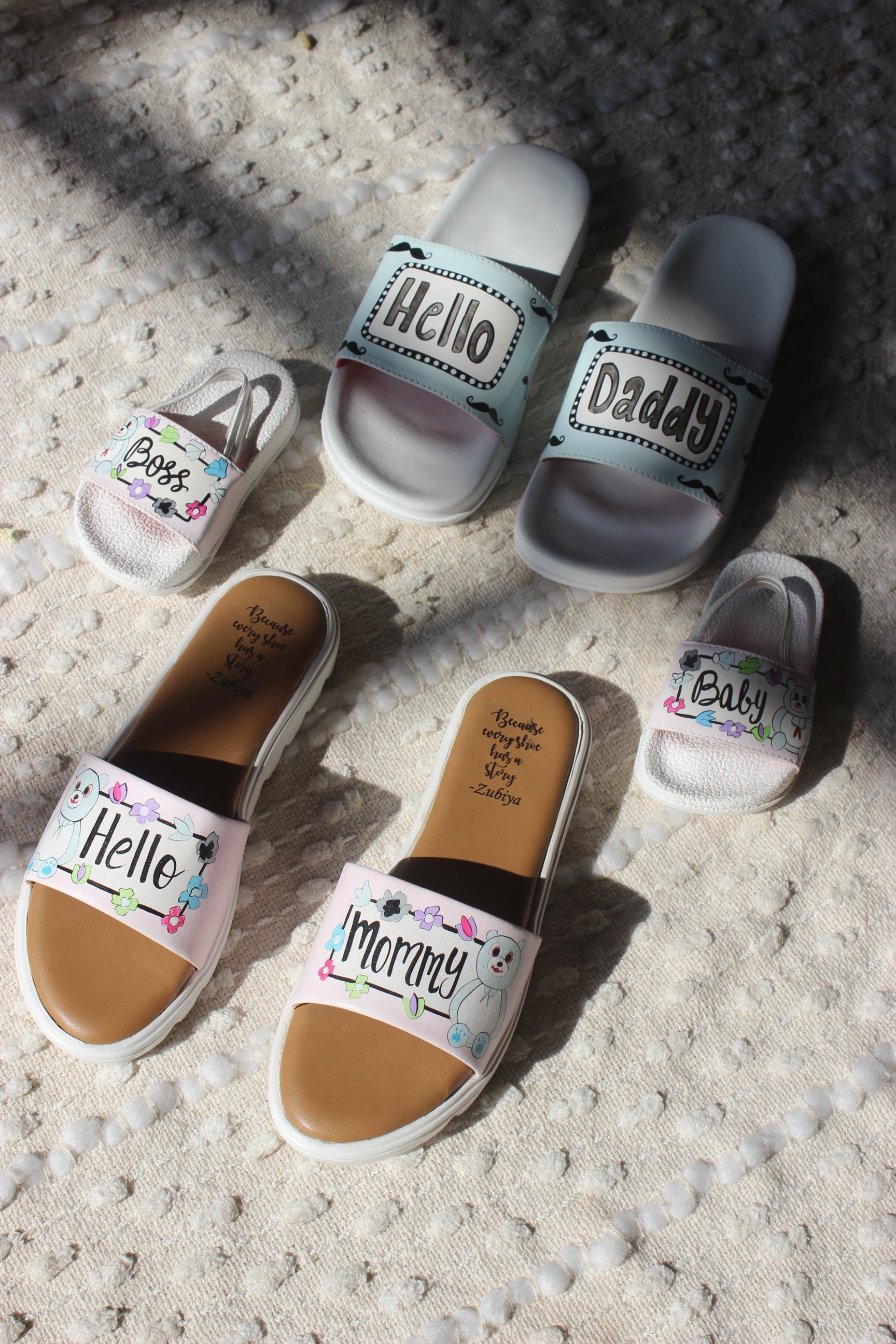 MOM-DAD-BABY- Baby shower COMBO OF THREE