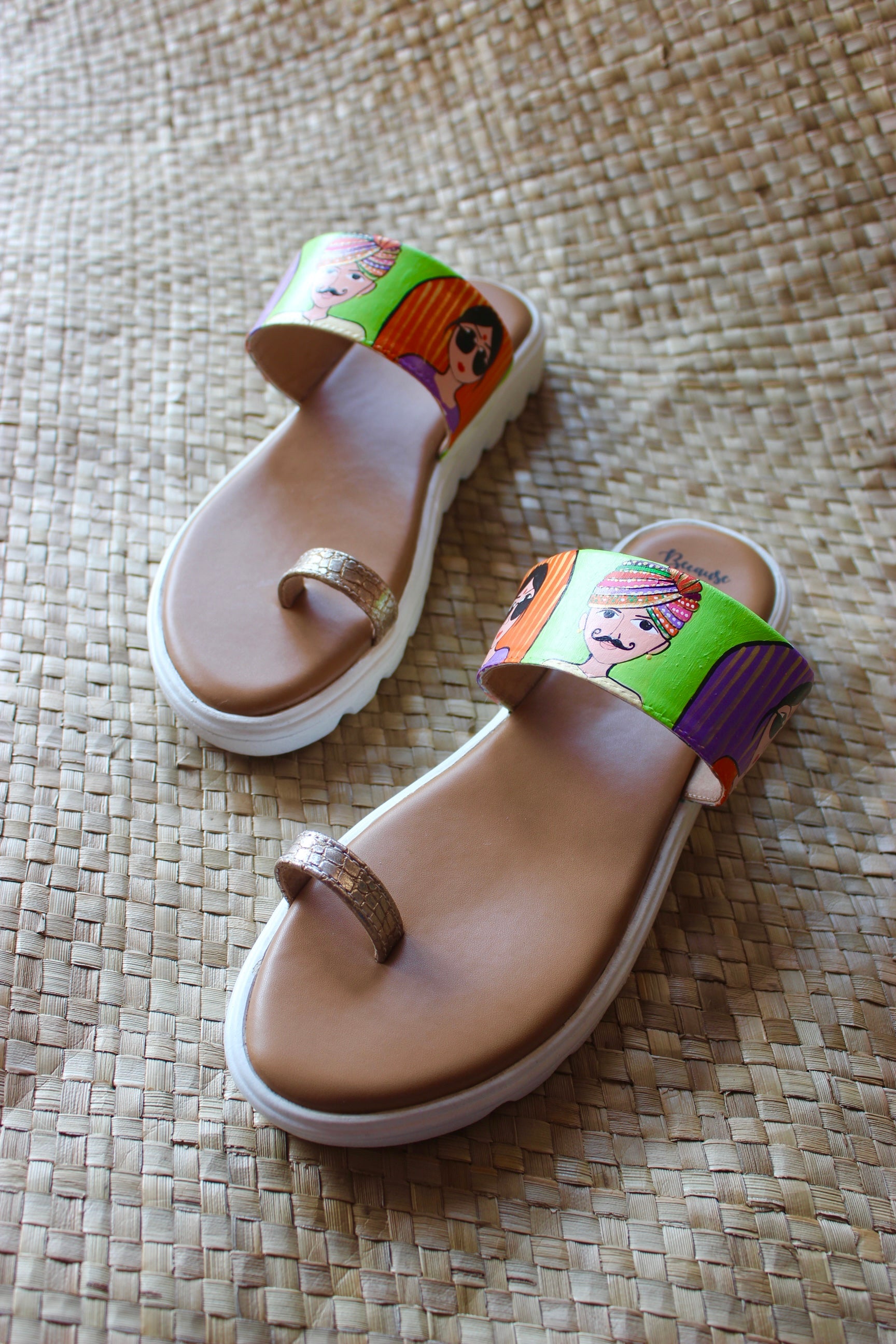 Neon Green Ethnic Thumb Zubis