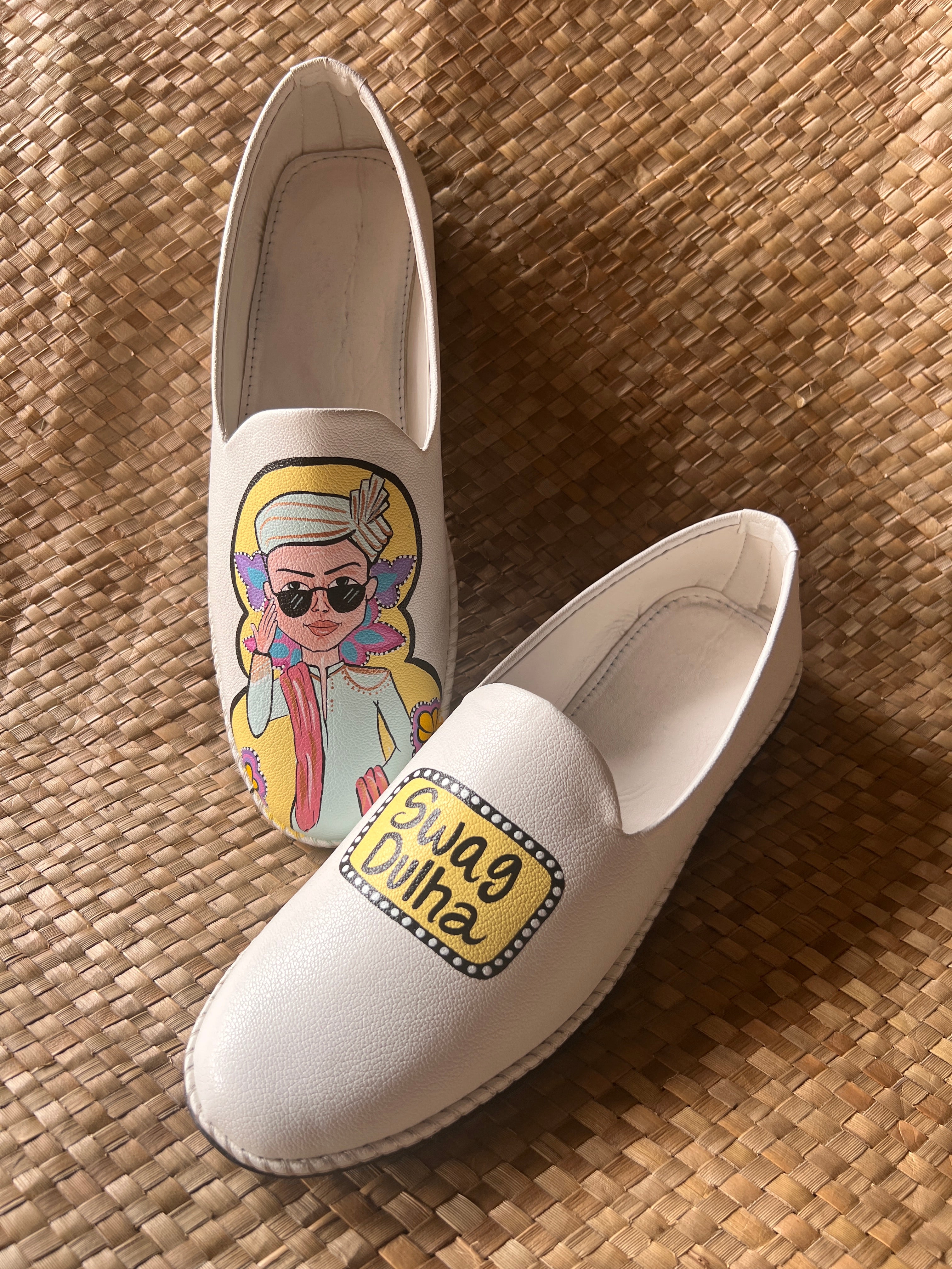 White-lime swag dulha  mojirs