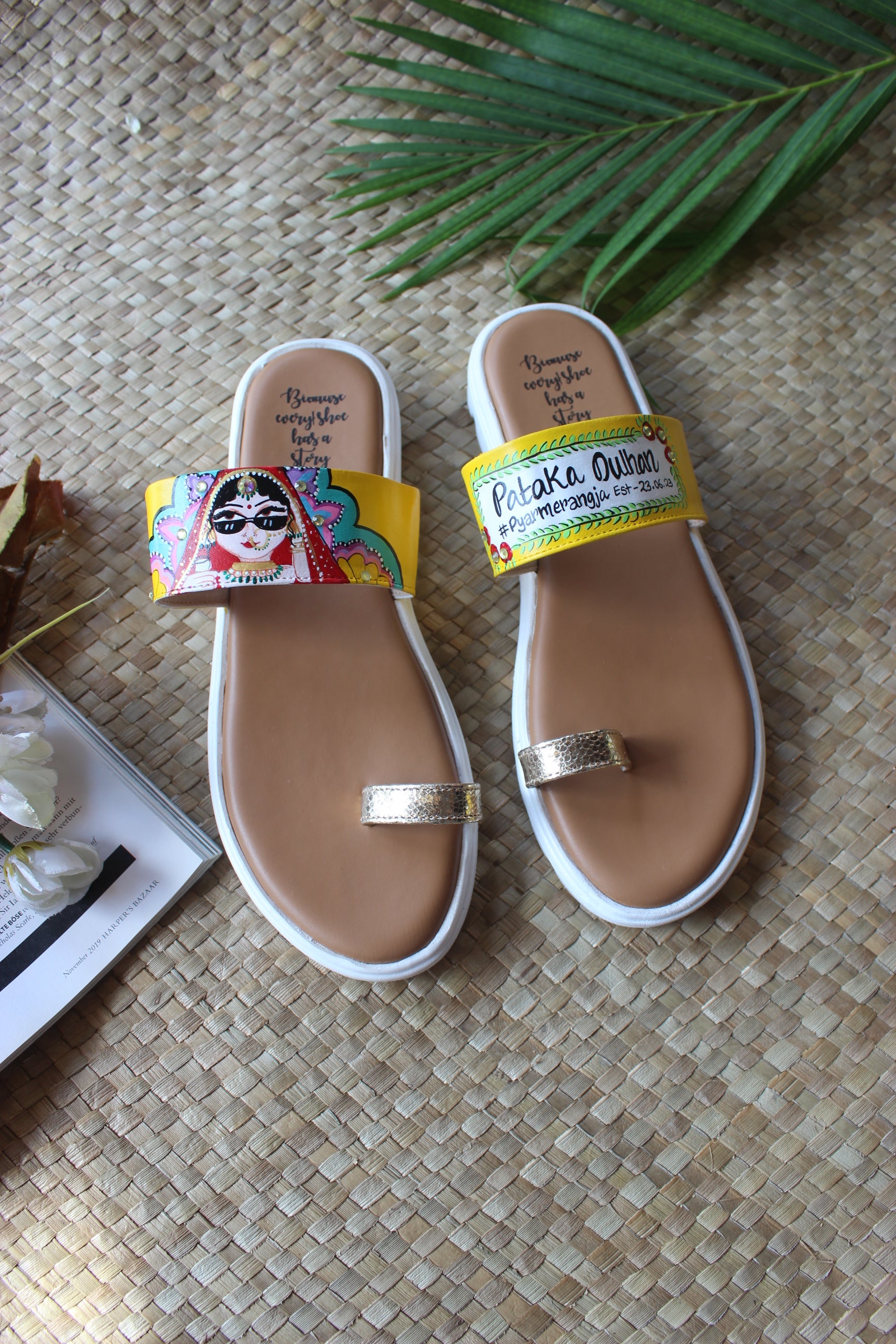 Yellow pataka dulhan kohla slides