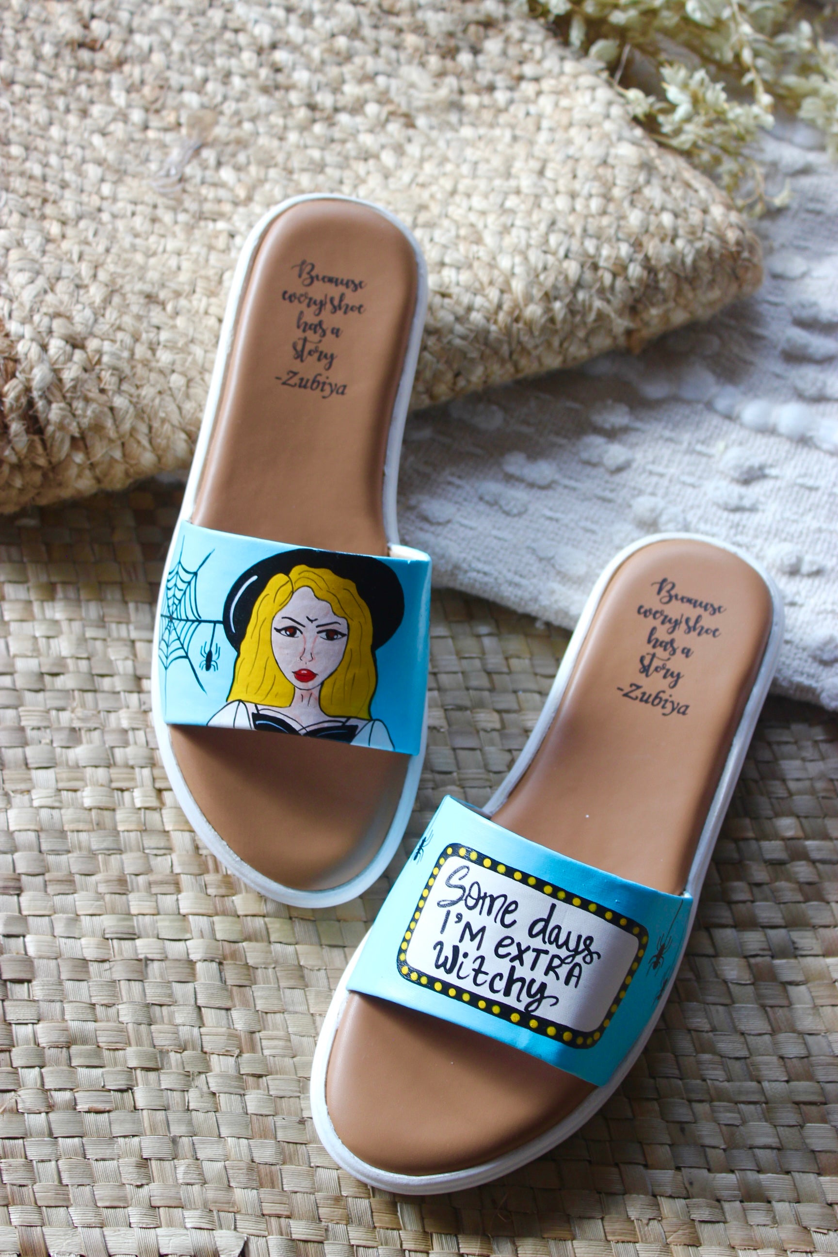 Some days extra witchy blue slides